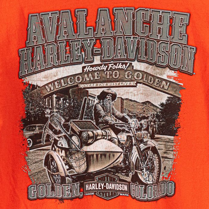 Vintage Harley Davidson Avalanche Golden Colorado T-Shirt | Grailed