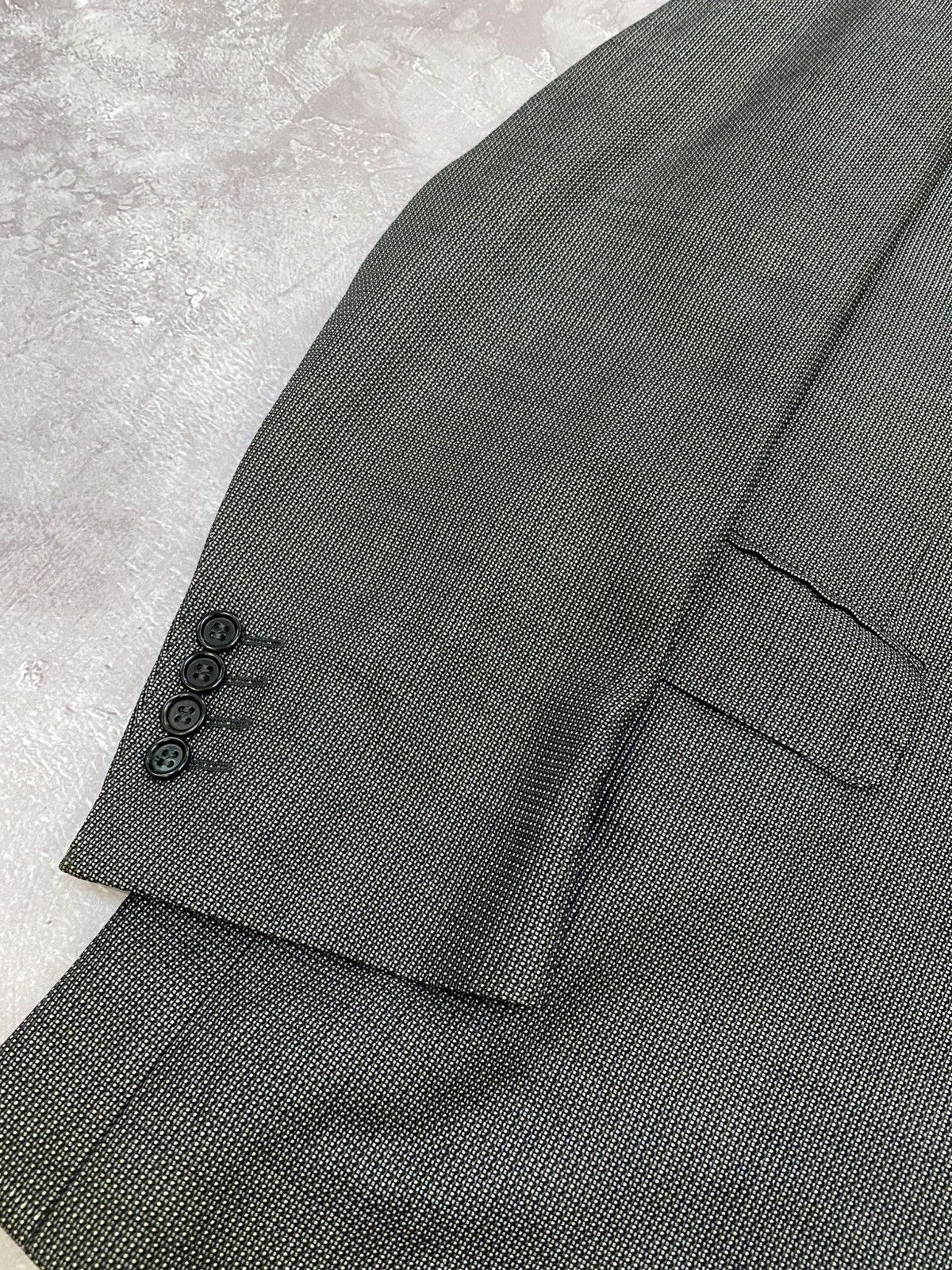 Canali Vintage Canali Formal Blazer Wool Retro Mafia Italy Size 54R - 9 Thumbnail