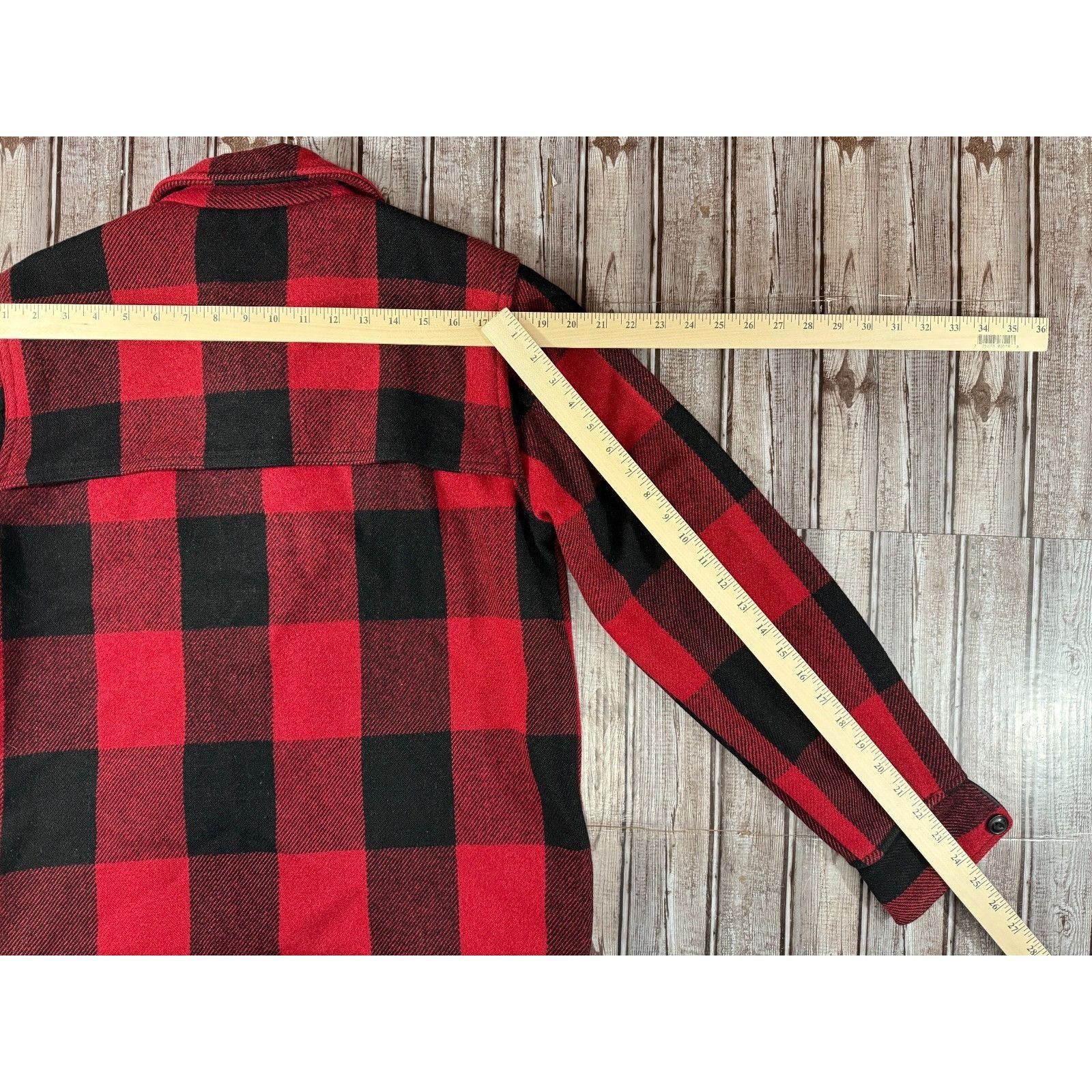 L.L. Bean L.L. Bean Wool blend Full Zip Jacket sz M Plaid Red Black Vi Size US M / EU 48-50 / 2 - 7 Thumbnail
