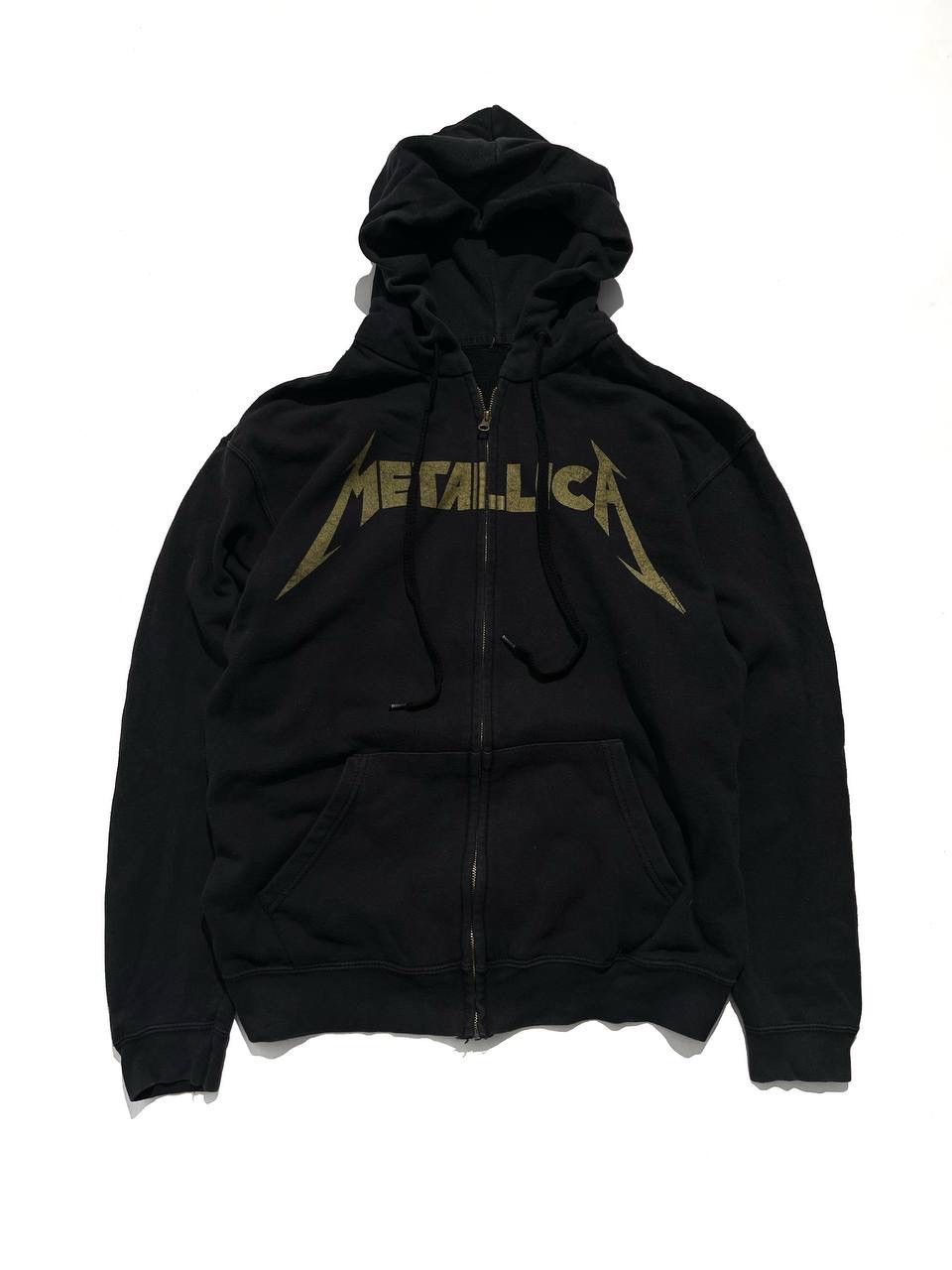 Metallica Vintage Metallica Black Guitar Band Sundaded Zip Hoodie Size US M / EU 48-50 / 2 - 1 Thumbnail