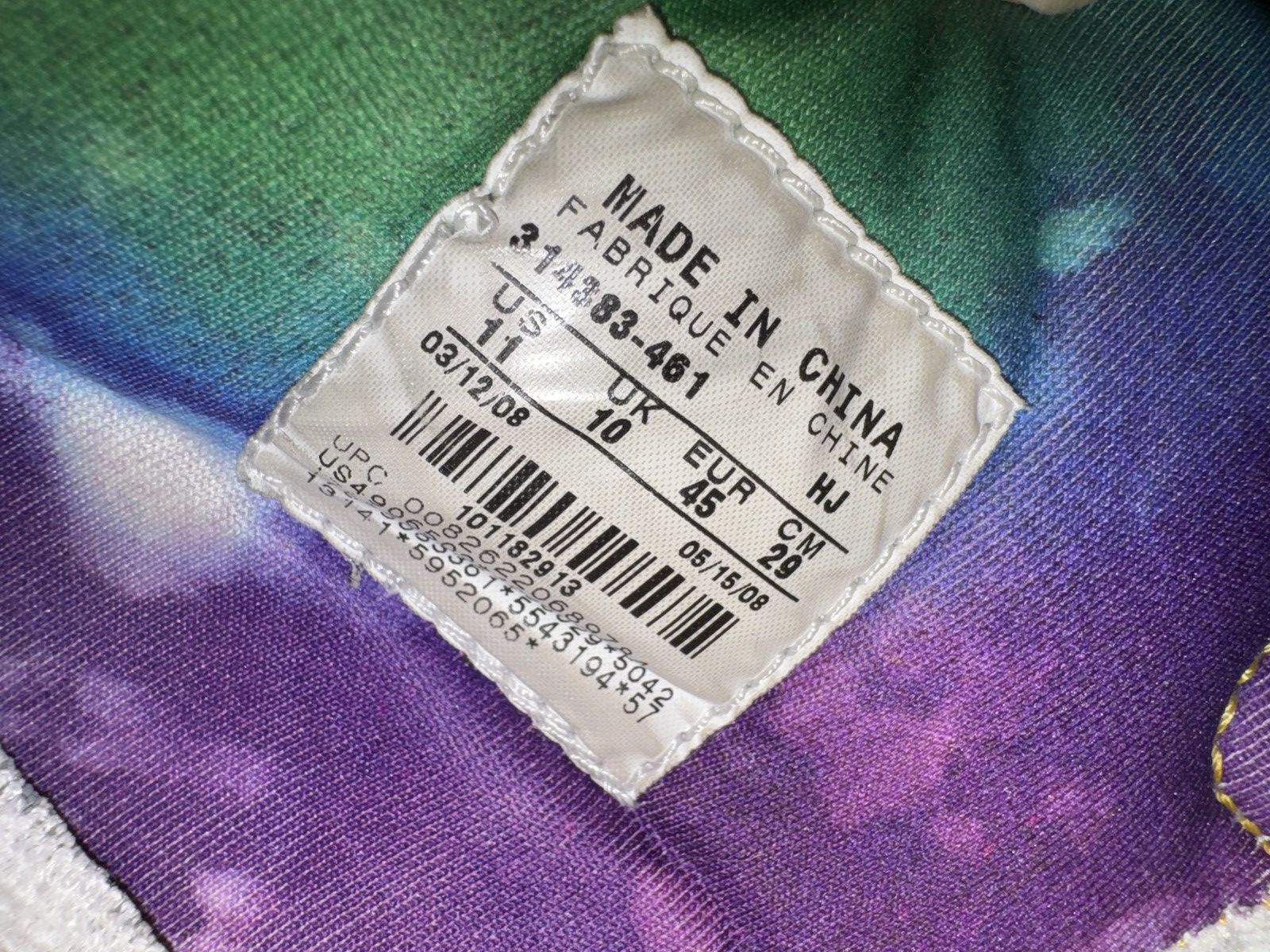 Nike SB Size 11 - Nike SB Dunk Mid Tie Dye 2008 (314383-461) Size US 11 / EU 44 - 6 Thumbnail