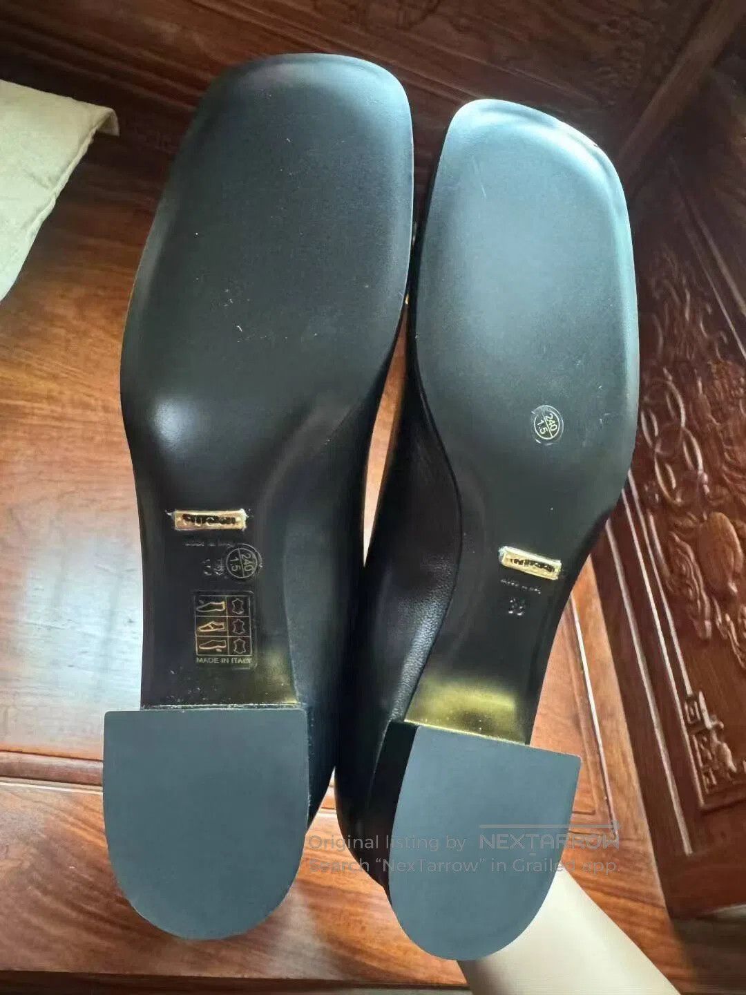 Gucci Guicci Horsebit Leather High Heels| Size US 7.5 / IT 37.5 - 4 Thumbnail