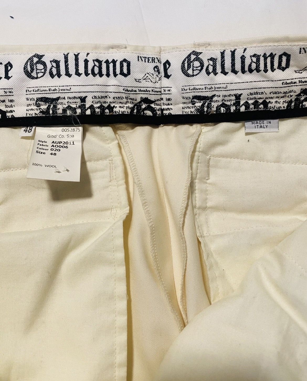 John Galliano JOHN GALLIANO Set Jacket & Pant Size 48R - 20 Thumbnail