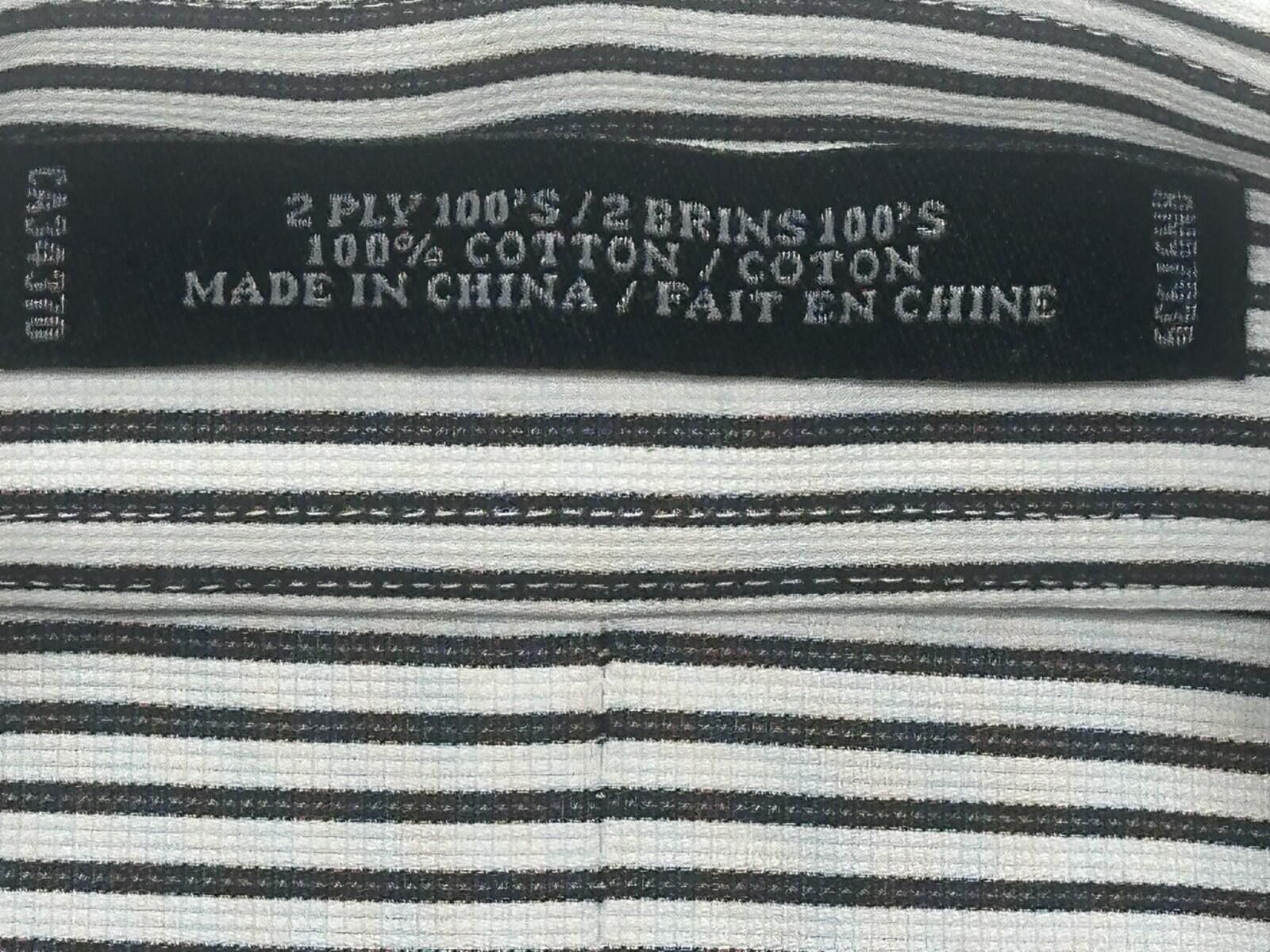 Other Forsyth Canada 2-Ply Cotton No-Iron Button Up Black Men XL Size US XL / EU 56 / 4 - 8 Thumbnail