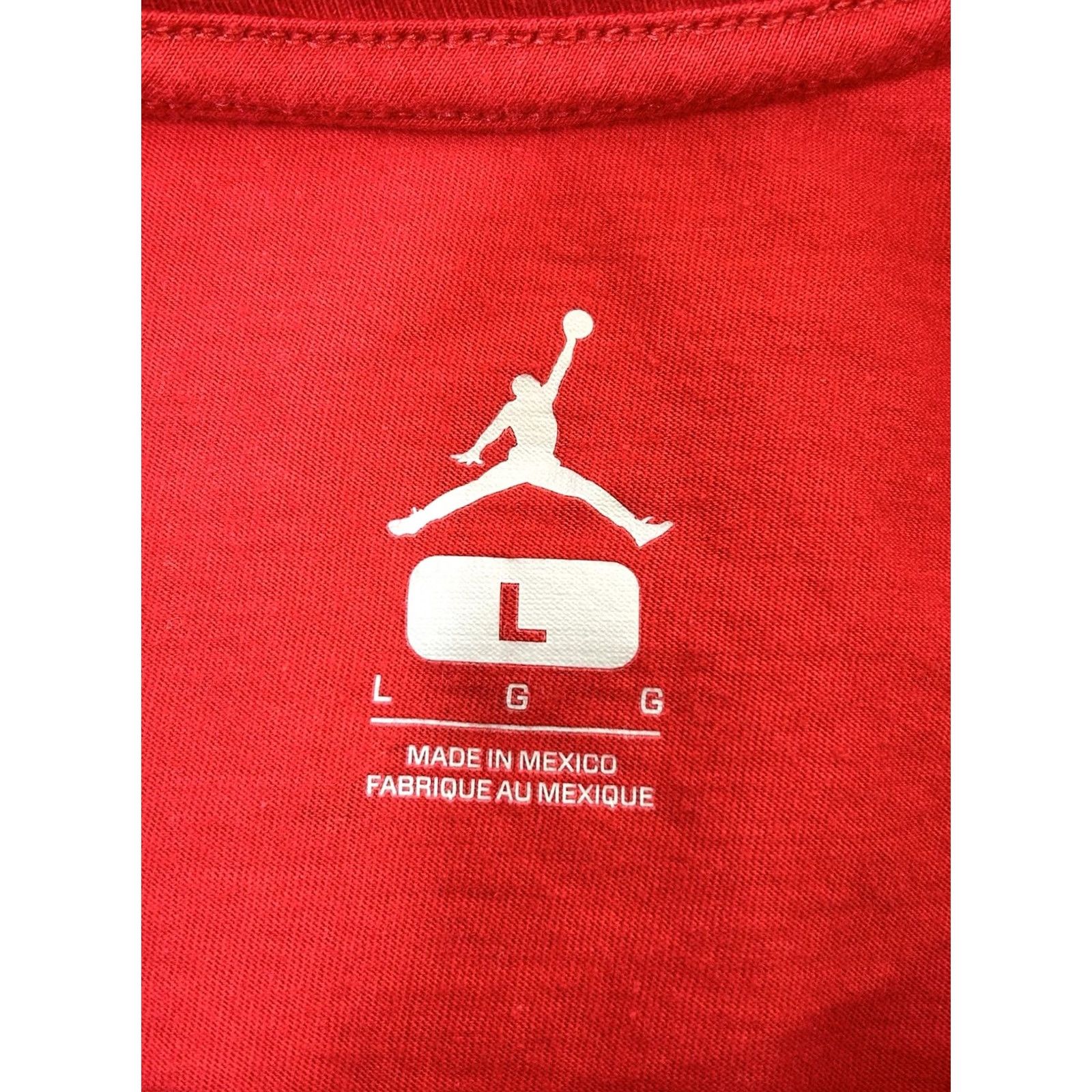 Jordan Brand VINTAGE Air Jordan Flight Club Long Sleeve Shirt Men Large Red Jump Man Crew Neck Size US L / EU 52-54 / 3 - 3 Thumbnail