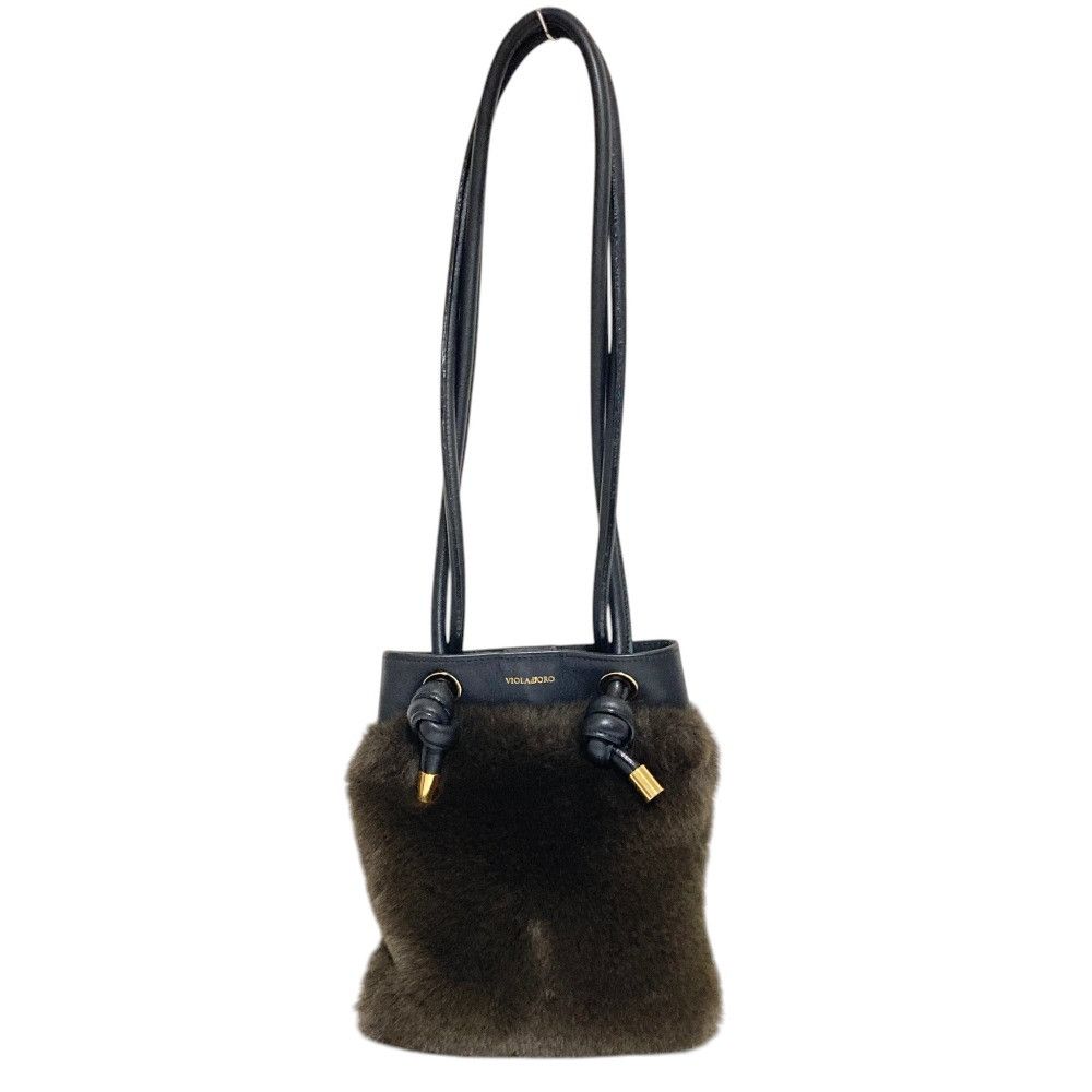 Other Other VIOLA d’ORO Eco Fur Leather Shoulder Bag Leather Shoulder Bag DUTY FREE for USA Size ONE SIZE - 1 Thumbnail
