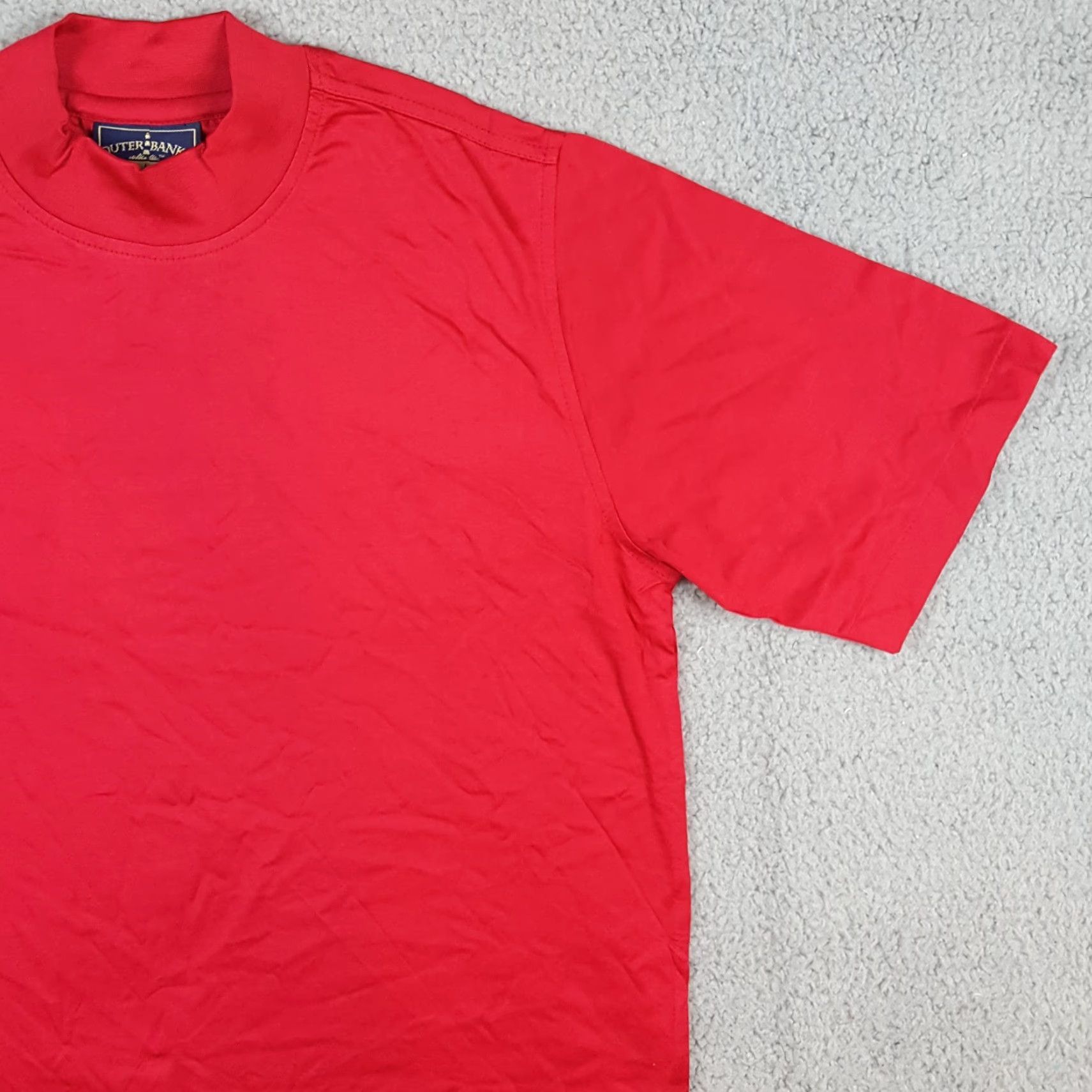 Vintage Vintage Outer Banks Men’s Golf T-Shirt S Red Preppy 90s Y2K Retro Athletic Mercerized Cotton Size US S / EU 44-46 / 1 - 3 Thumbnail