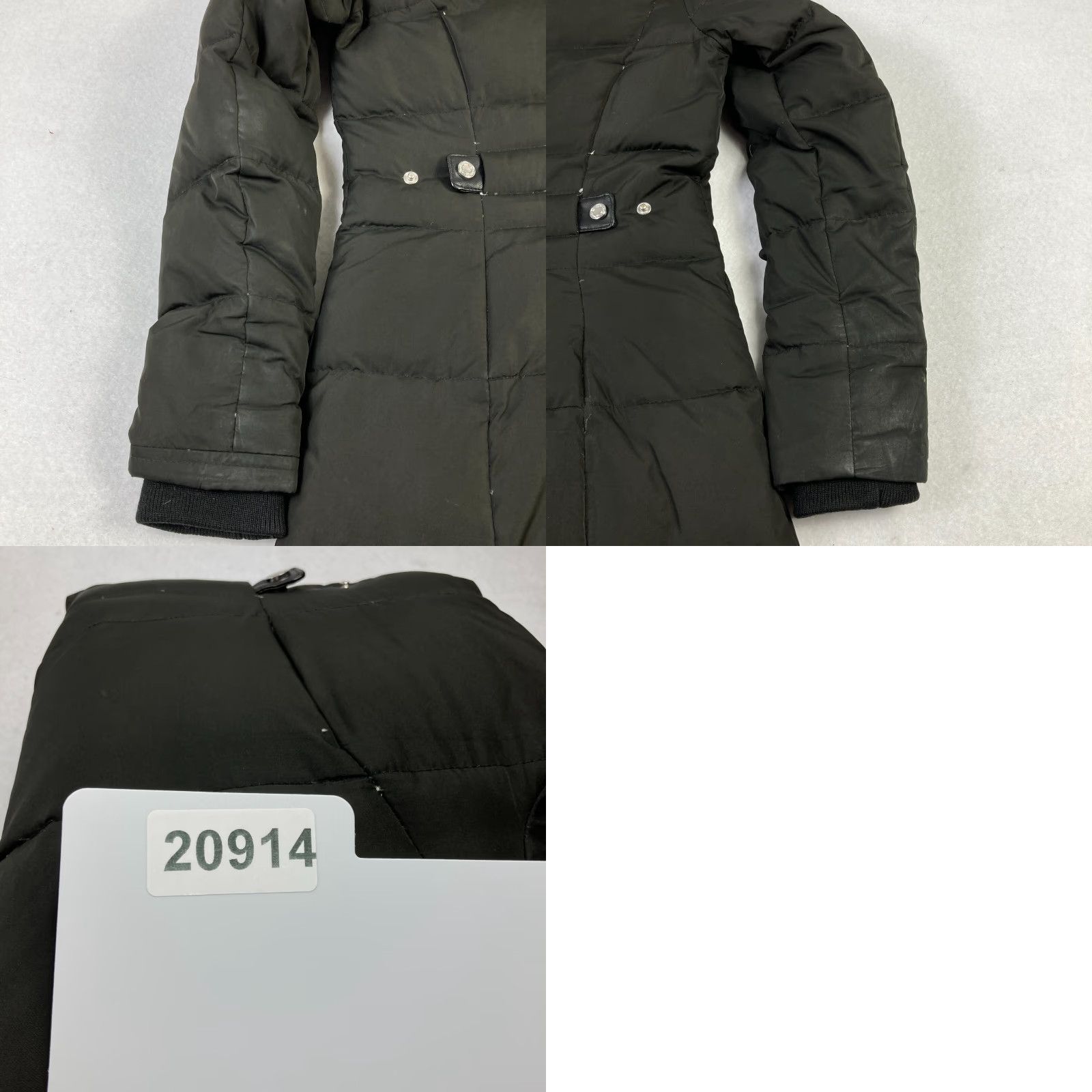 Ralph Lauren Lauren Ralph Lauren Goose Down Jacket Women's XS Green Quilted Hooded Fur Lined Parka Long Coat Jacket Size XS / US 0-2 / IT 36-38 - 10 Thumbnail