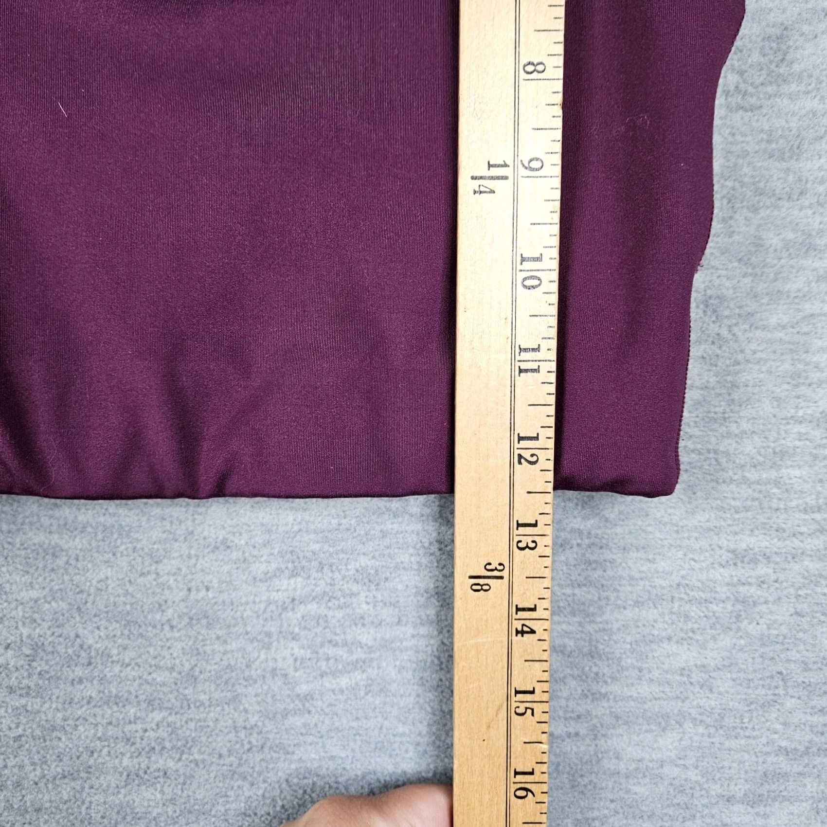 Girlfriend Collective Girlfriend Collective Red Women's Activewear Top XS Sleeveless Round Neck Studio Workout Shirt Solid Velvety Dark wine Red XS Womens Activewear Top Size XS / US 0-2 / IT 36-38 - 3 Thumbnail