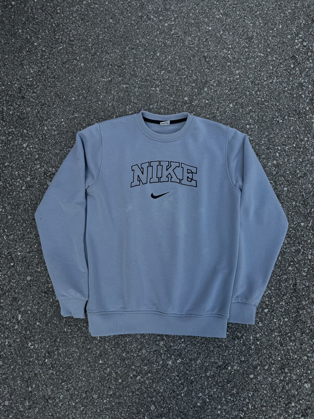 Nike × Vintage Nike Vintage 90s bootleg central swoosh logo boxy crewneck Size US S / EU 44-46 / 1 - 1 Thumbnail