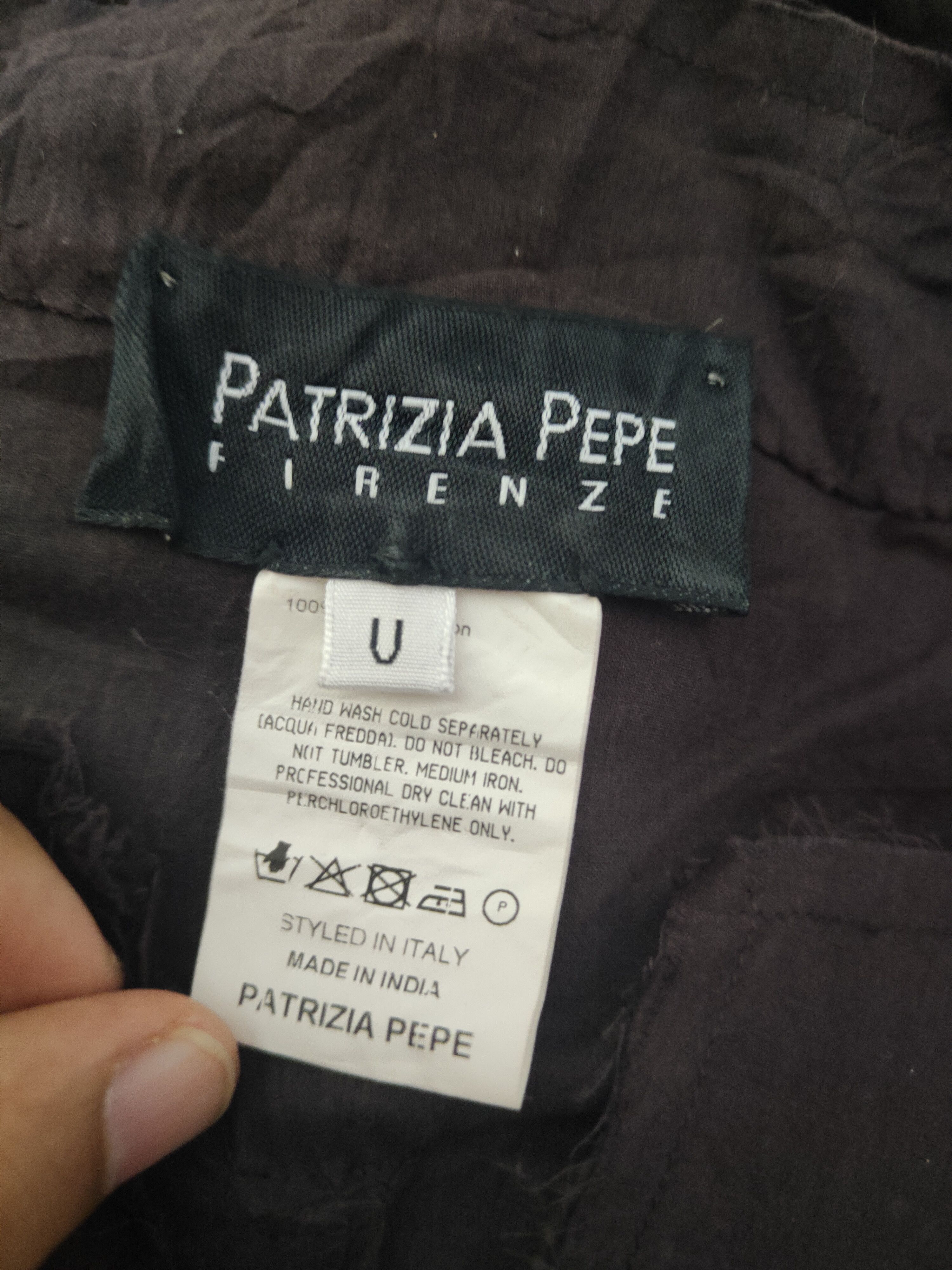 Patrizia Pepe × Vintage Retro Patrizia Pepe Dark Brown Blouses Size S / US 4 / IT 40 - 11 Thumbnail
