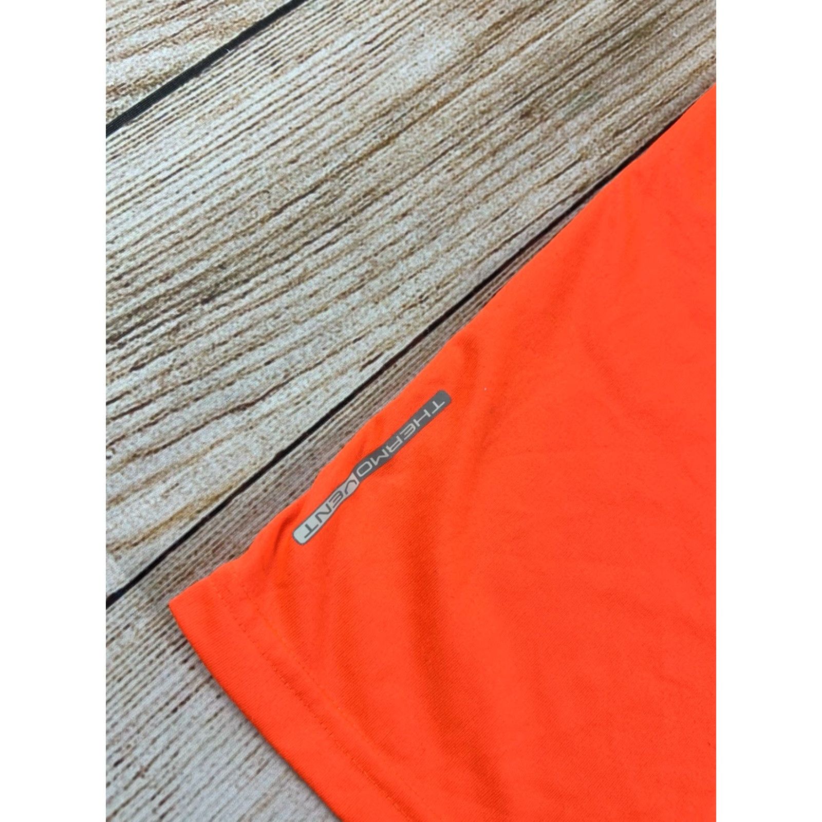 Vintage Polo Sport Tokyo Ralph Lauren Performance Bright Orange Shirt Thermo vent Large Mens Size US L / EU 52-54 / 3 - 6 Thumbnail