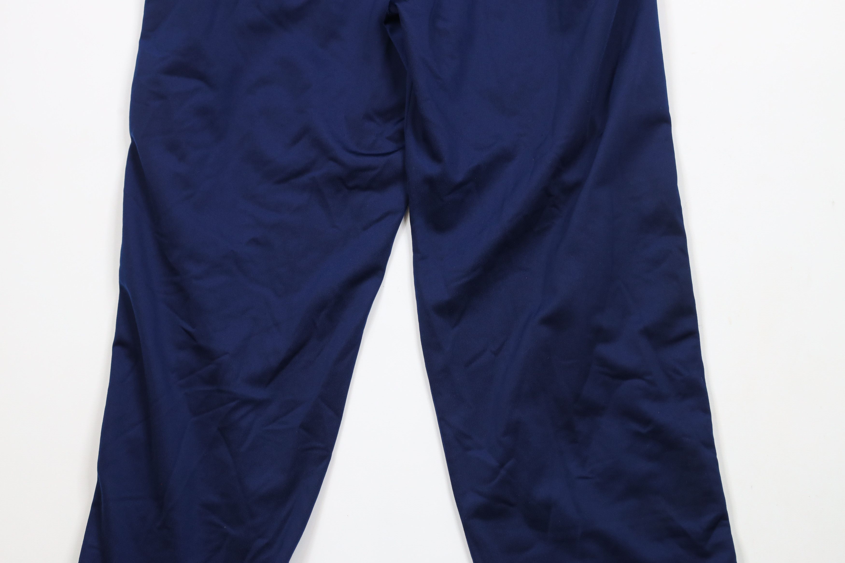 Adidas × Vintage Vintage 90s Adidas Spell Out Wide Leg Tearaway Pants Blue Size US 32 / EU 48 - 14 Thumbnail