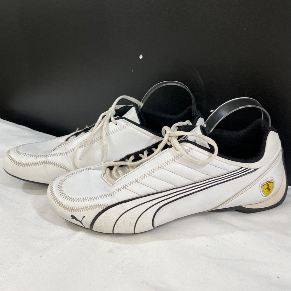 Puma Puma Ferrari Men's White/Blk Shoes/Sneakers Size 12 SKU 5608 Size US 12 / EU 45 - 5 Thumbnail
