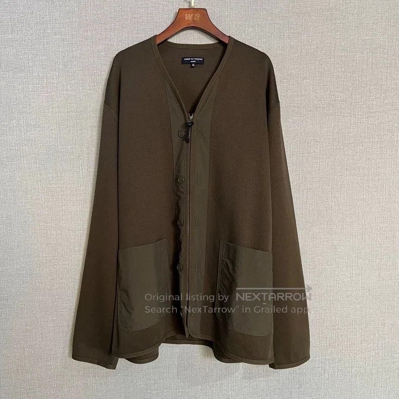 Comme des Garcons CDG HOMME SAGE GREEN ZIP JACKET . Size US XL / EU 56 / 4 - 1 Thumbnail