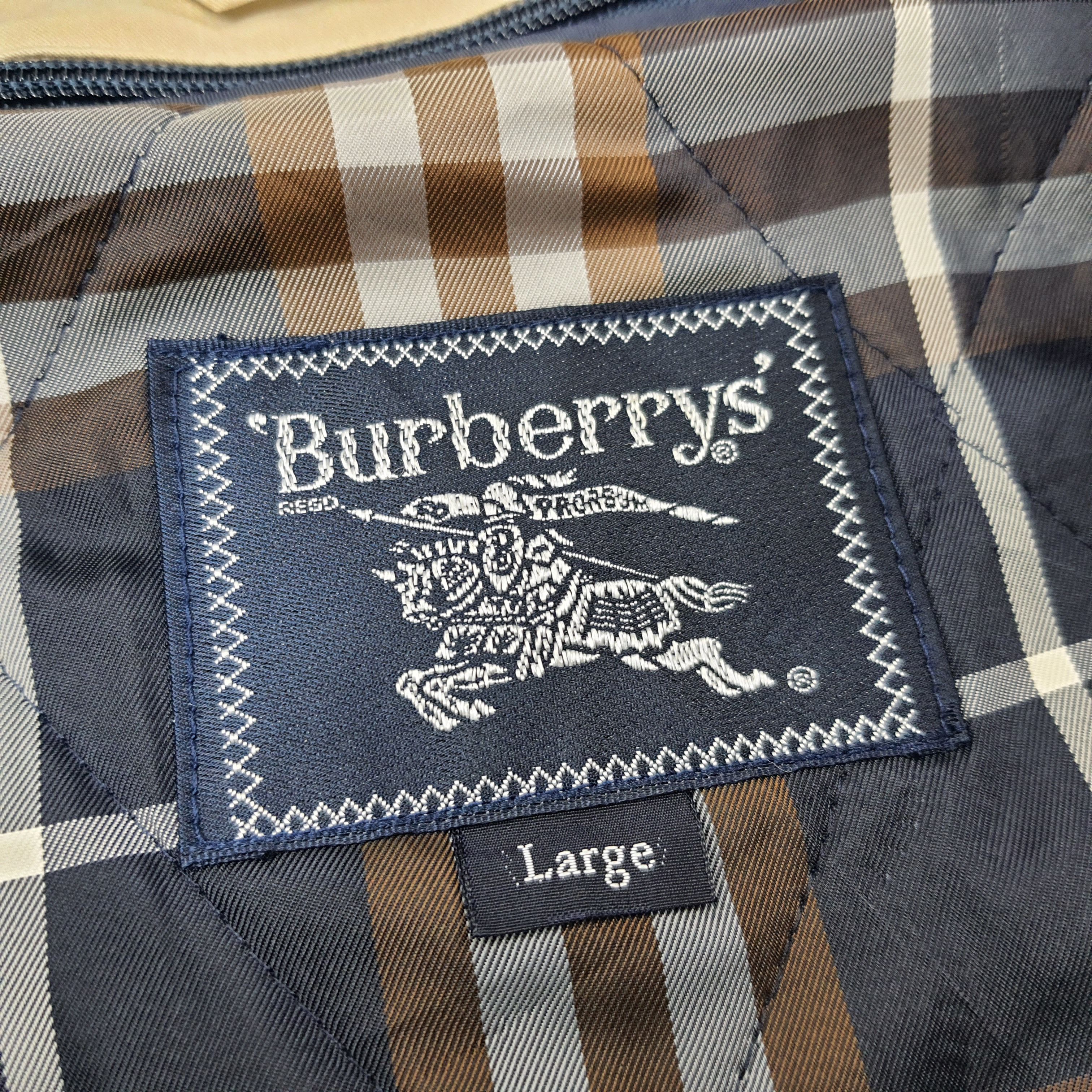 Burberry Vintage Burberrys Designer Custom Logo Jacket C246N25 Size US L / EU 52-54 / 3 - 7 Thumbnail