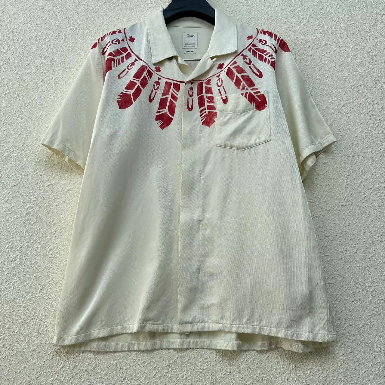 Visvim VISVIM Free Edge feathered silk pocket short-sleeved shirt Size US M / EU 48-50 / 2 - 1 Thumbnail