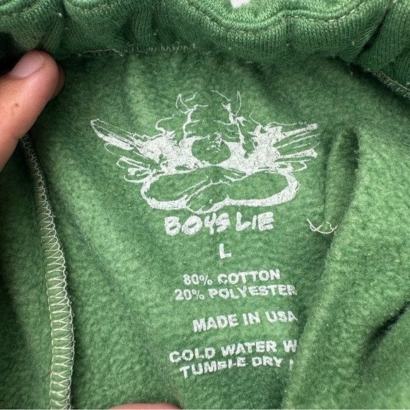Boys Lie BOY’S LIE GREEN SWEATPANTS SZ LARGE L Size 26" / US 2 / IT 38 - 6 Thumbnail