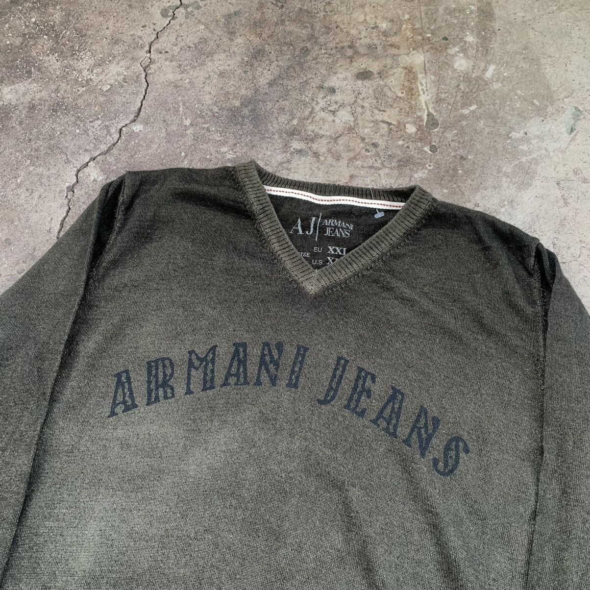 Armani Vintage Armani Jeans Baggy Sweater Size US XL / EU 56 / 4 - 3 Thumbnail