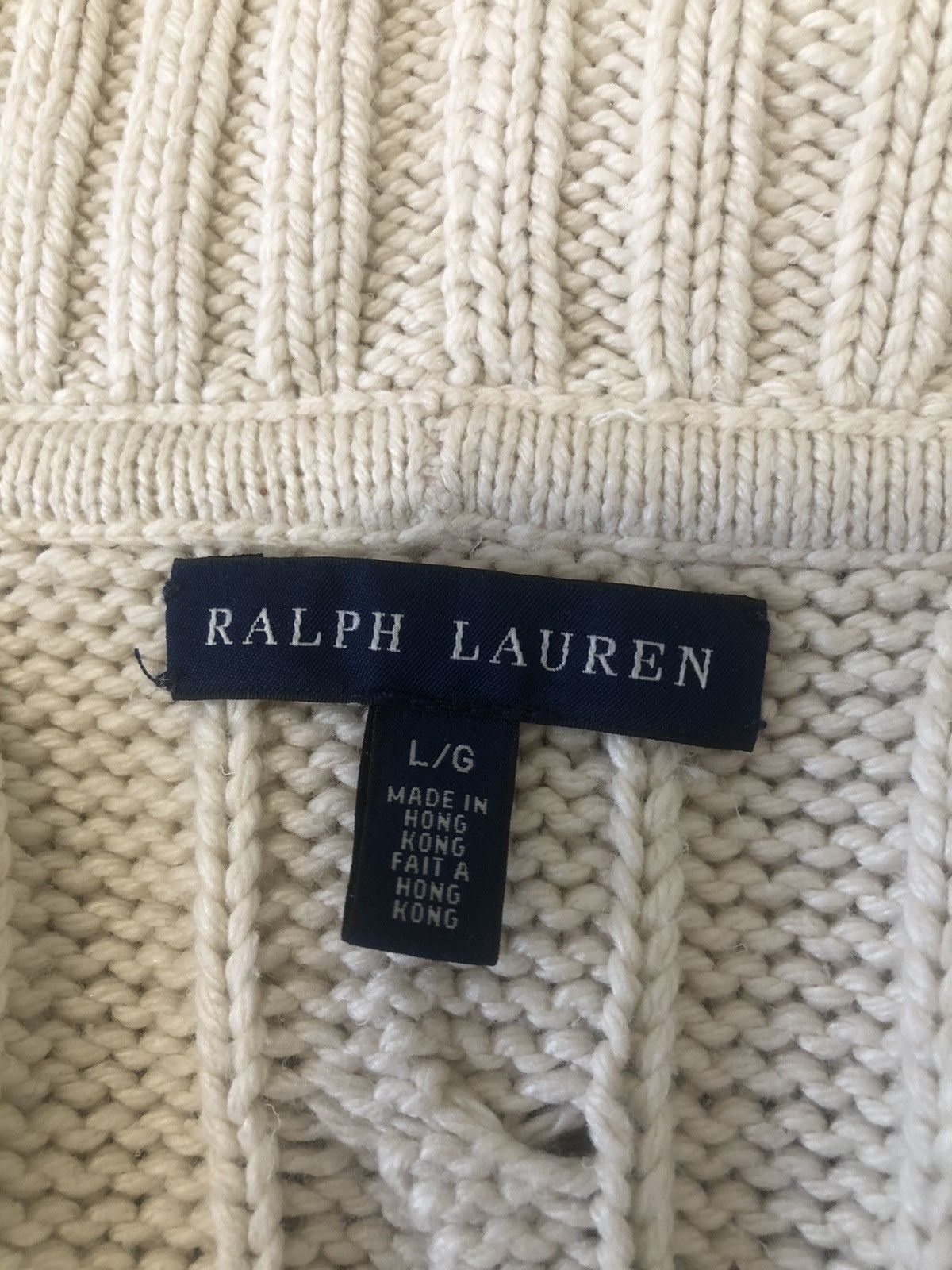 Ralph Lauren × Vintage Ralph Lauren Cardigan Knitted Belted Striped Silk Size L / US 10 / IT 46 - 7 Thumbnail
