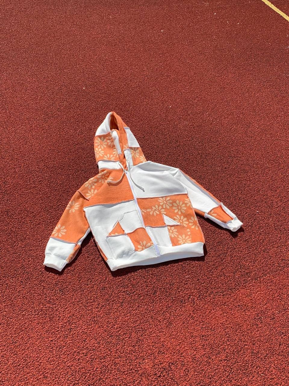 Handmade × Vintage Vintage Y2k Upcycled Zip Hoodie Size US M / EU 48-50 / 2 - 3 Thumbnail