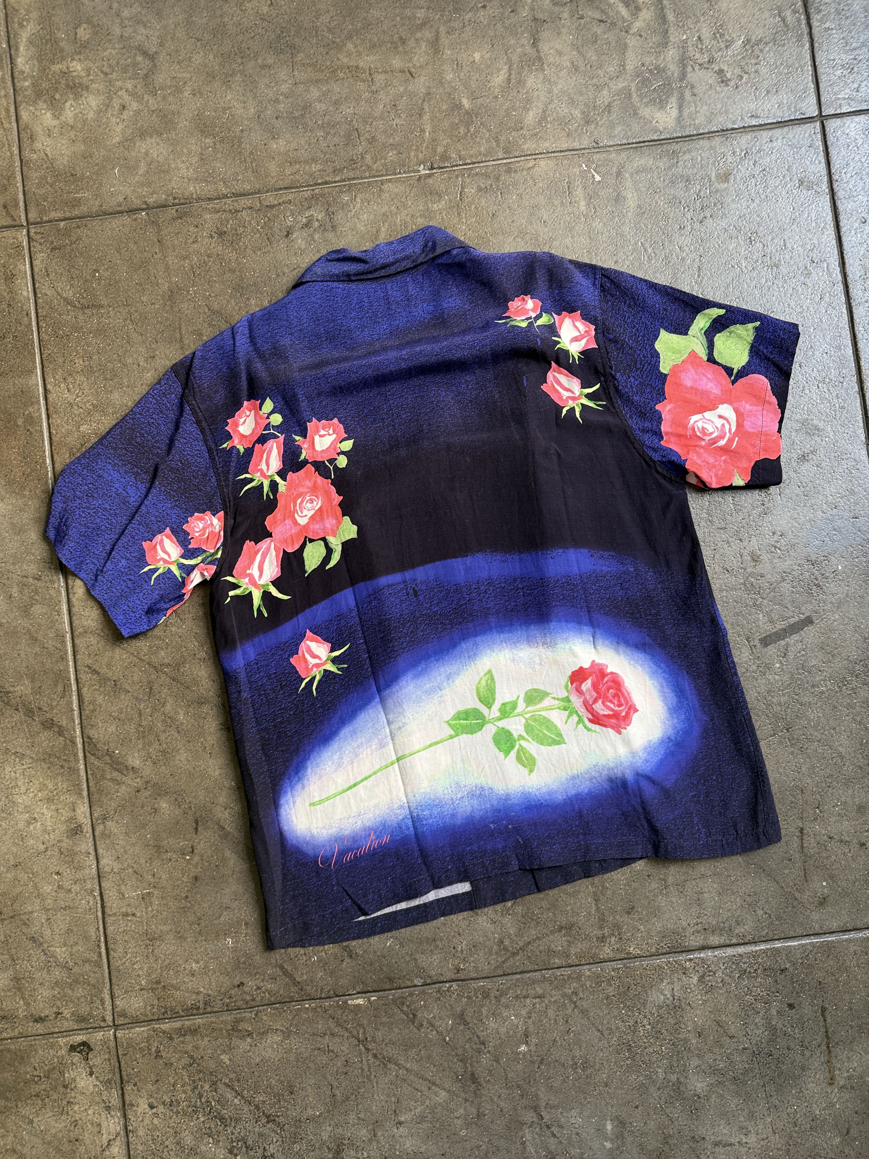Vacation Beautiful Potato Head Roses Shirt from Bali - Vacation Size US L / EU 52-54 / 3 - 2 Thumbnail