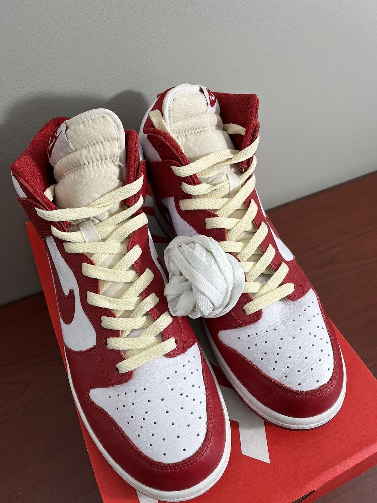 Nike Nike Dunk High St. Johns 2016 btts pack Size 10 Virgil Red Size US 10 / EU 43 - 5 Thumbnail