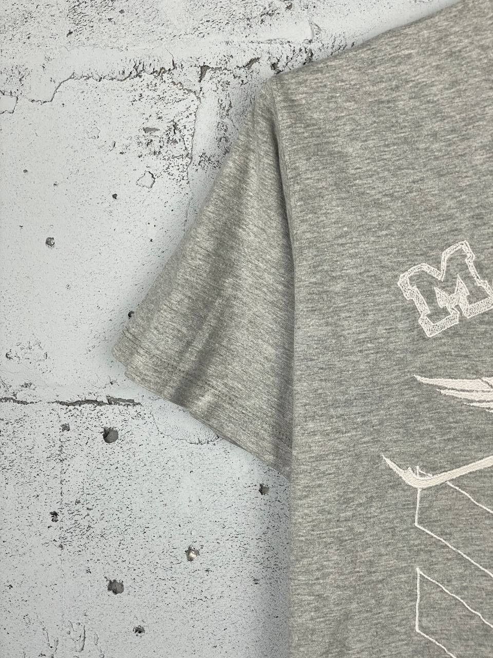 Japanese Brand Military Maharishi MHI Grey Embroidered Crane T Shirt Size L / US 10 / IT 46 - 4 Thumbnail