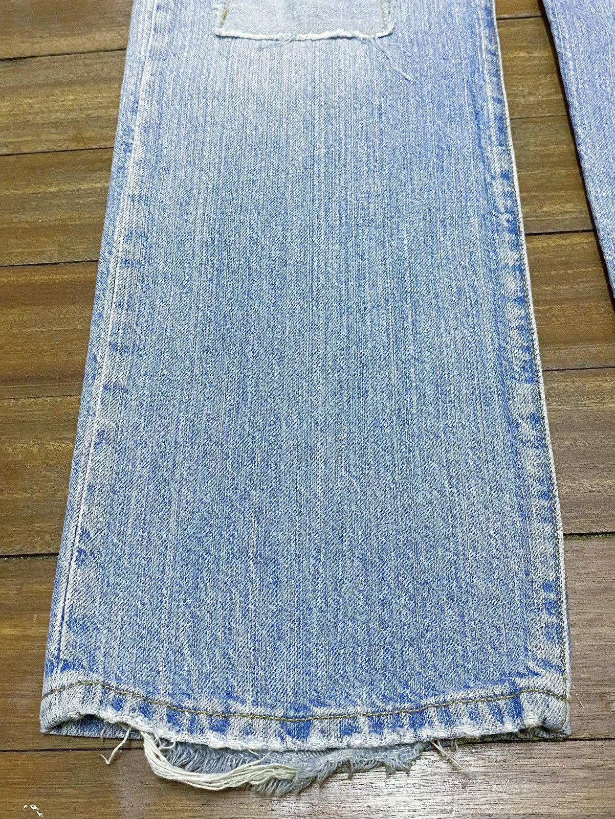 Levi's Rare Design Vintage Brand Levis 501 Patchwork Jeans 2005s Size US 34 / EU 50 - 5 Thumbnail