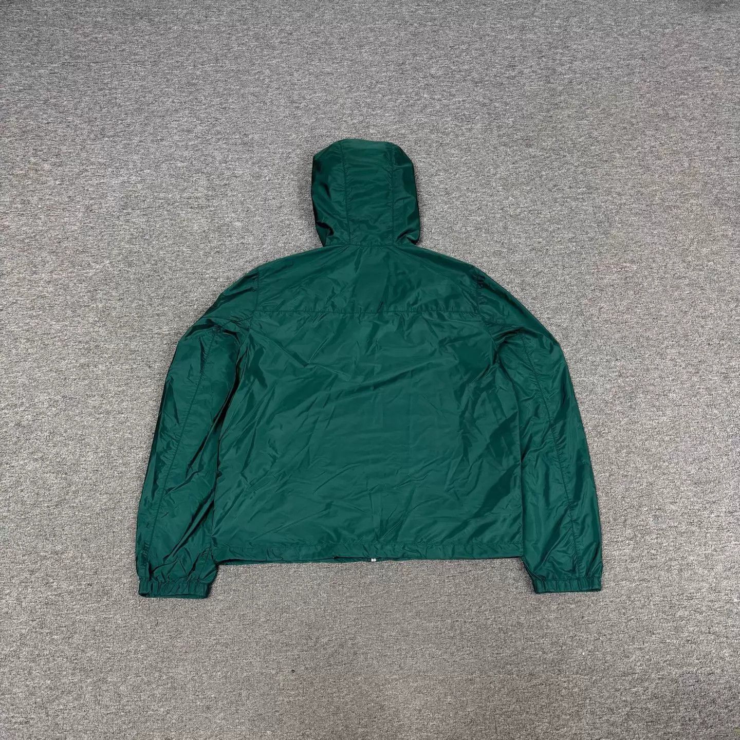 Prada Prada Triangle Logo Dark Green Hooded Nylon Jacket Size US M / EU 48-50 / 2 - 2 Thumbnail