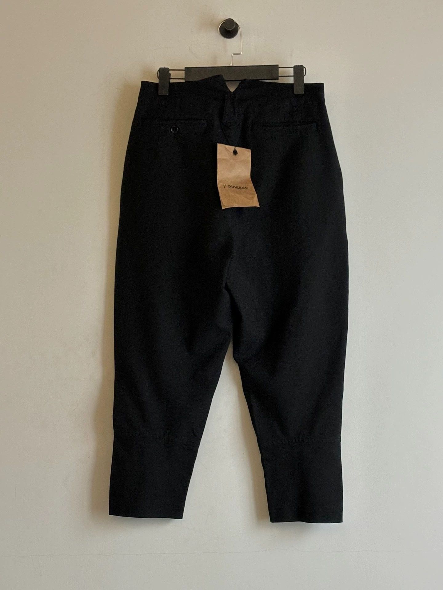 Comme des Garcons CDG 2008 BLACK 9" Cropped Trousers S Size US 29 - 5 Thumbnail