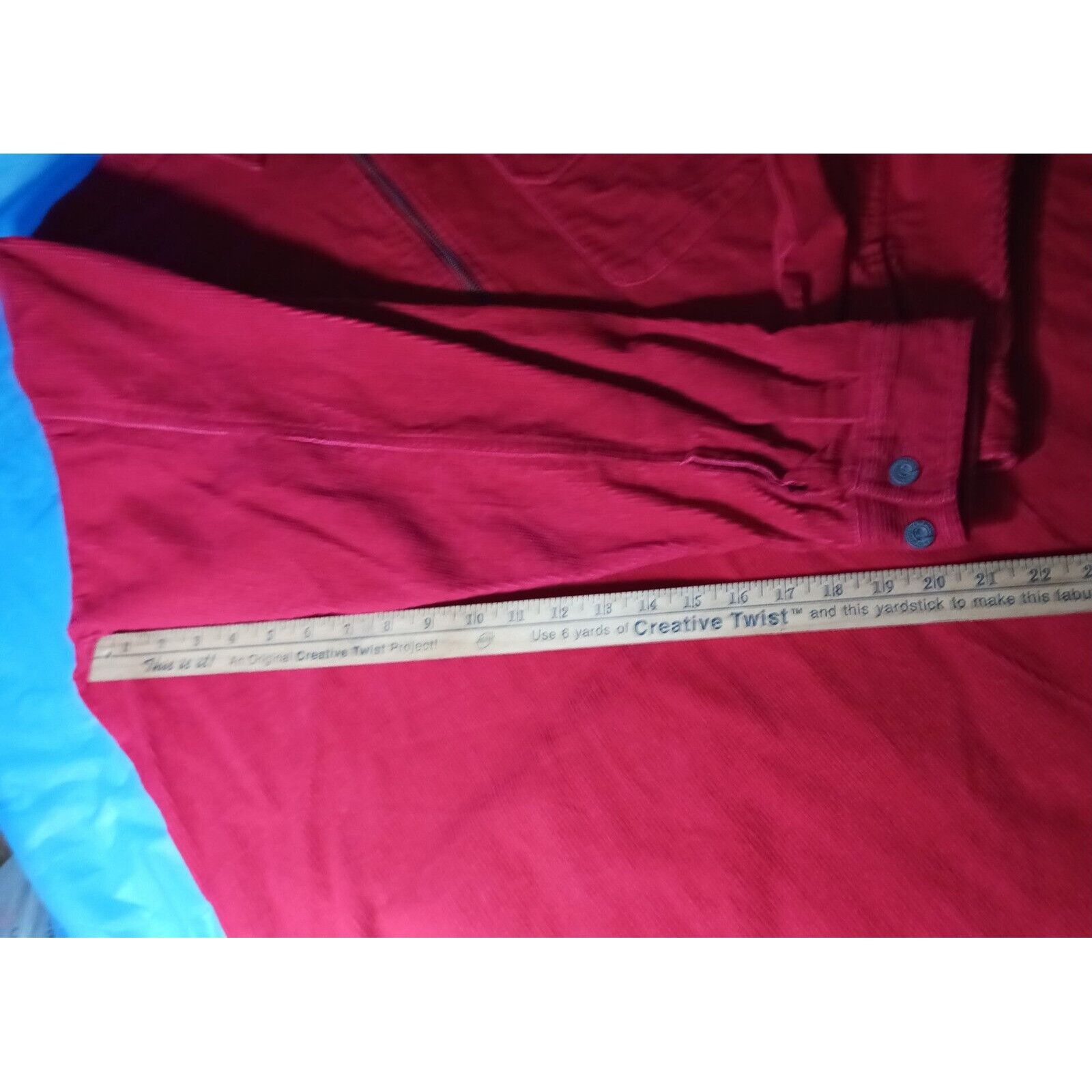 Marlboro 90's Marlboro Red Corduroy 1/2 Zip Pullover Shirt Large Terr Size US L / EU 52-54 / 3 - 8 Thumbnail