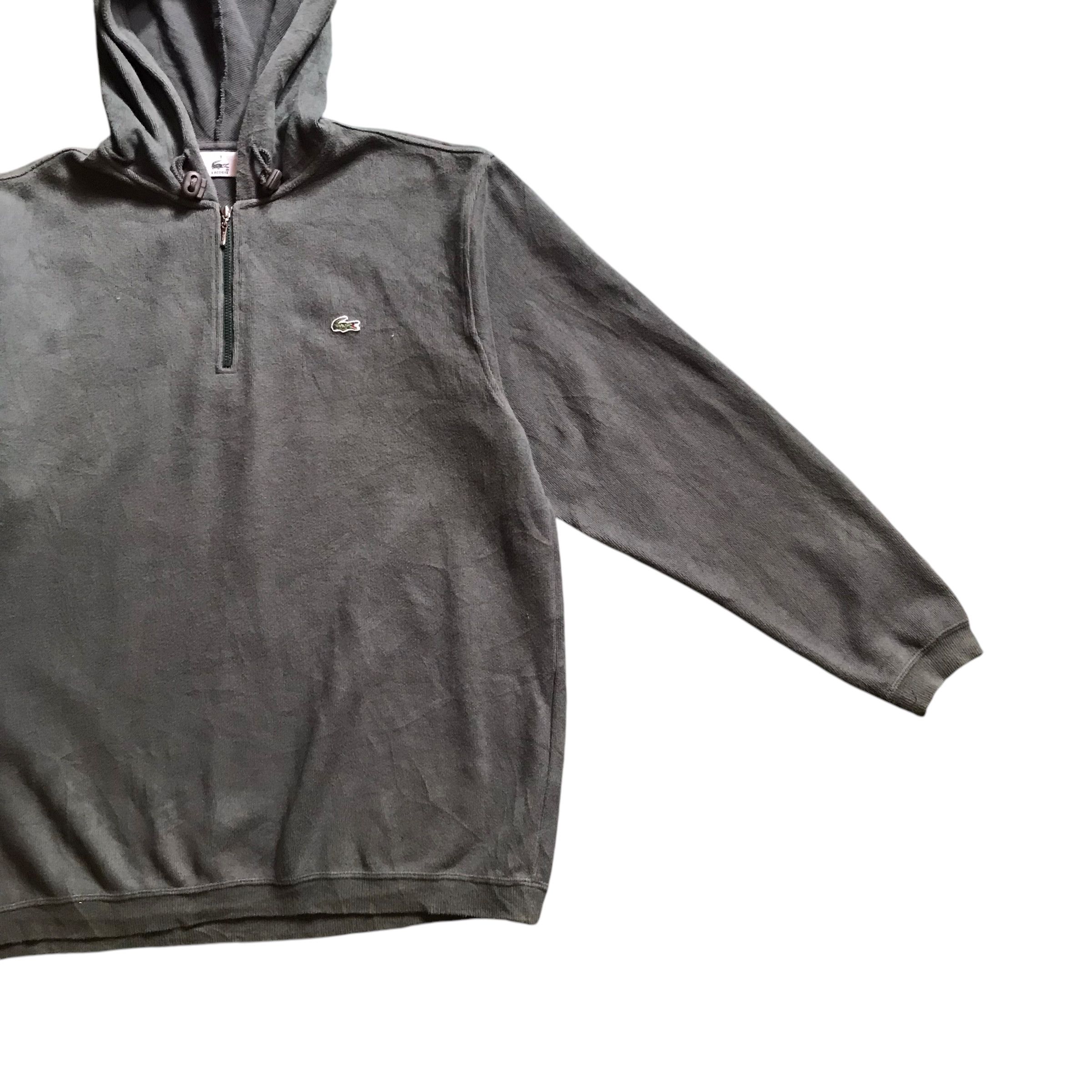 Lacoste Vintage Lacoste Half Zipper Hoodie Size US M / EU 48-50 / 2 - 3 Thumbnail
