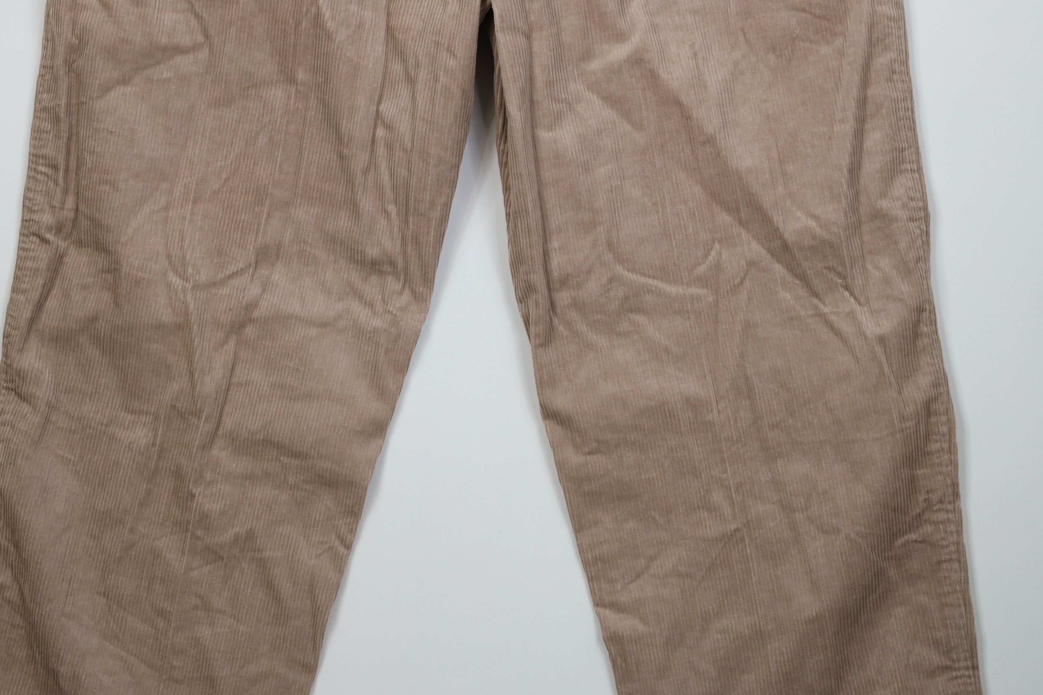 Vintage Vintage 90s Streetwear Wide Leg Corduroy Chino Pants Beige Size US 42 / EU 58 - 12 Thumbnail