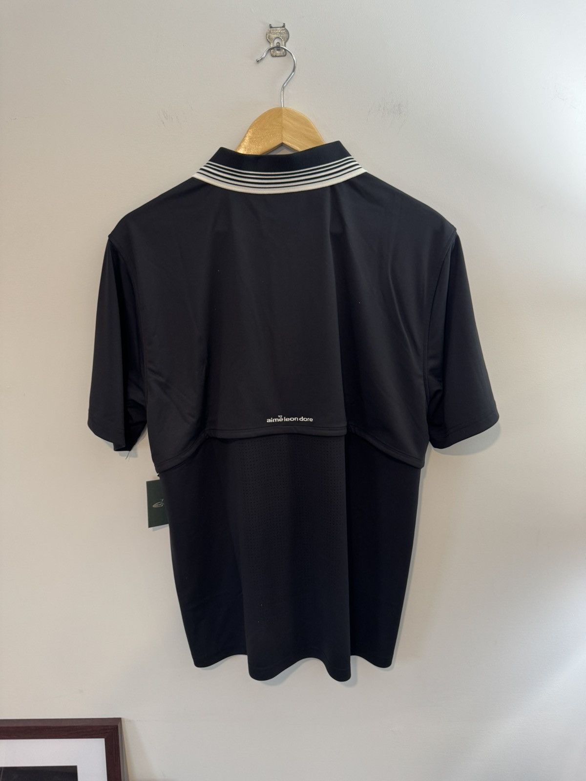Aime Leon Dore ALD Golf Performance Polo, Black, L, NWT Size US L / EU 52-54 / 3 - 6 Thumbnail