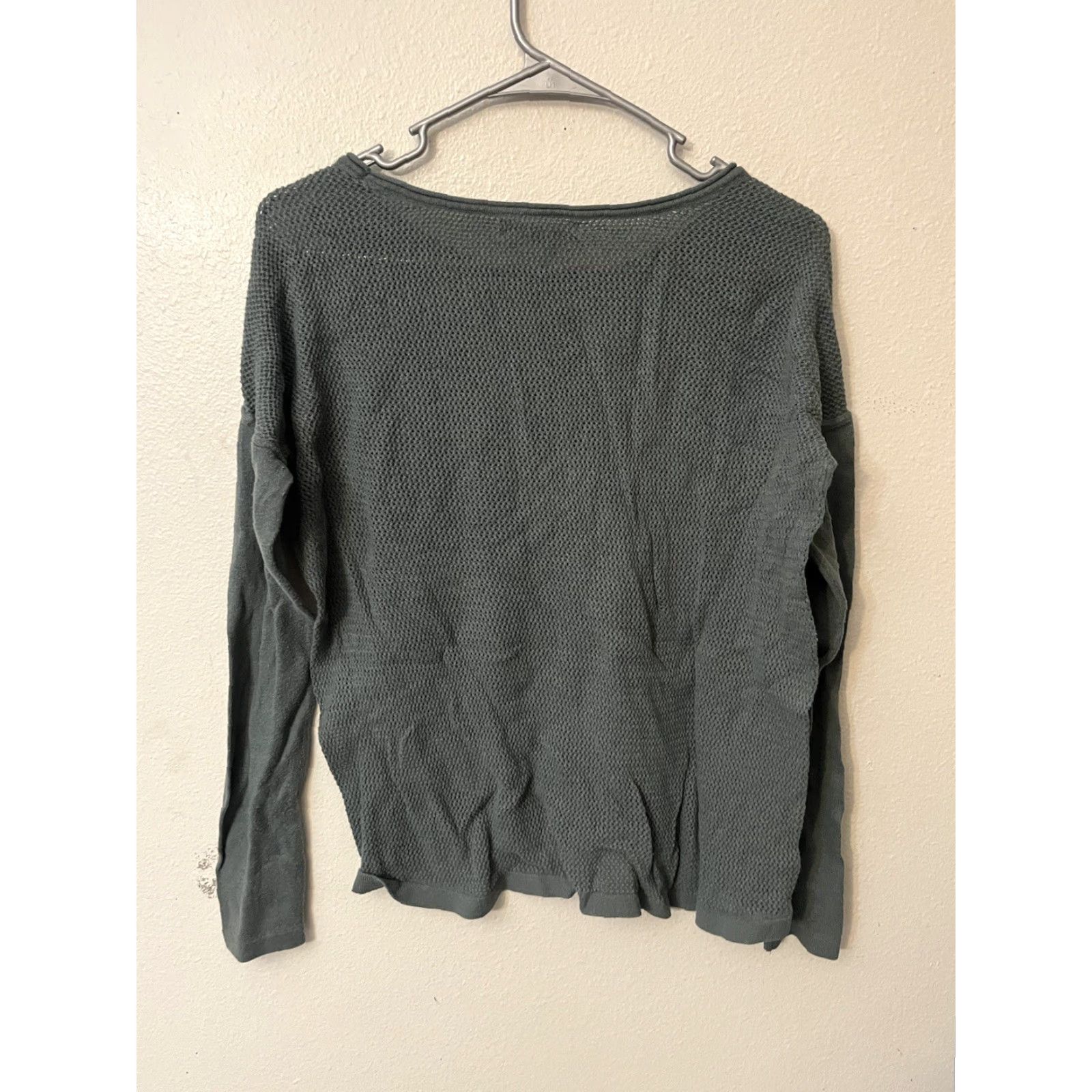 Banana Republic Banana Republic T-Shirt Women Crew Neck Long Sleeve Gray Size S Size S / US 4 / IT 40 - 2 Thumbnail