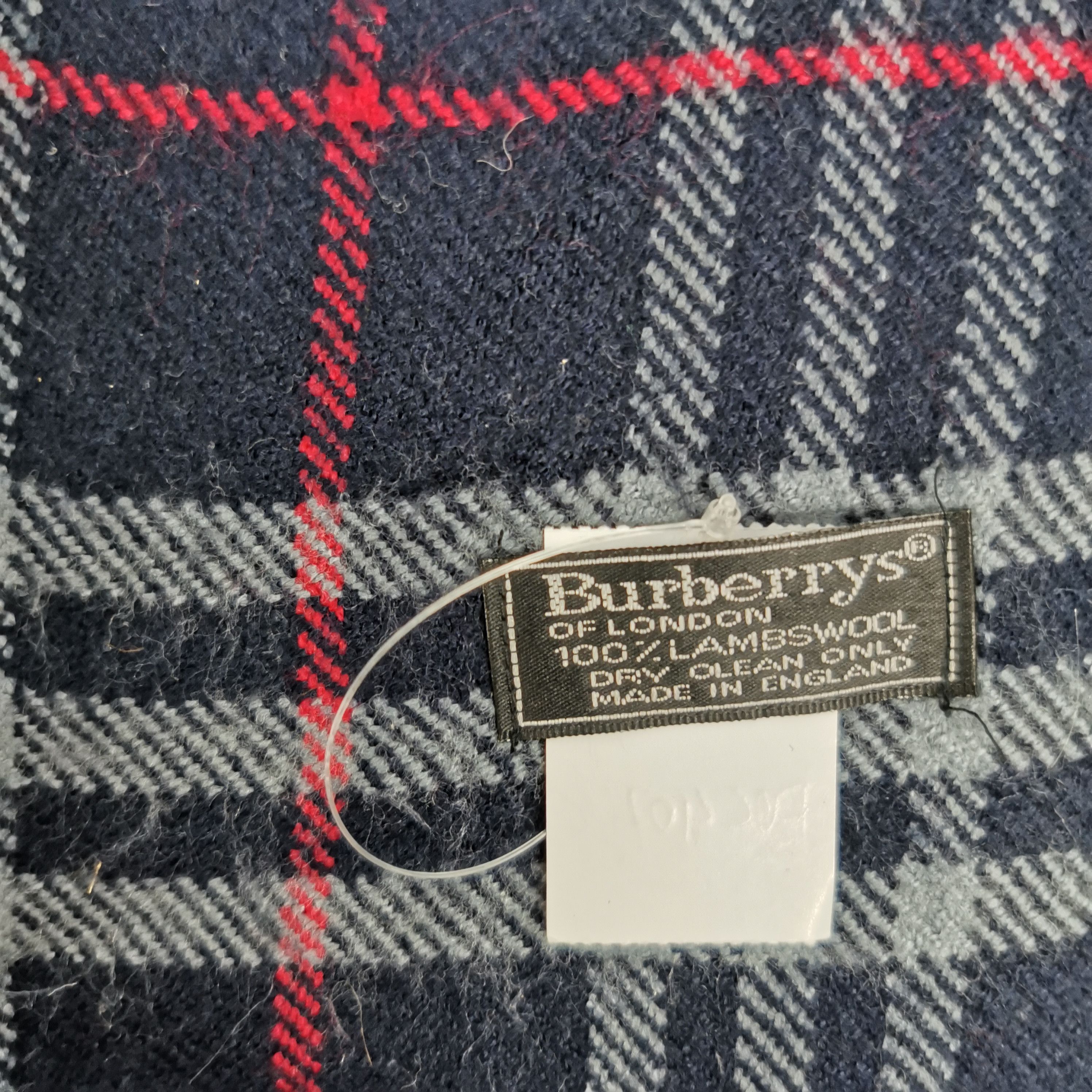 Burberry Vintage Burberry Scarf Muffler Wool Cashmere Scarves Size ONE SIZE - 4 Thumbnail