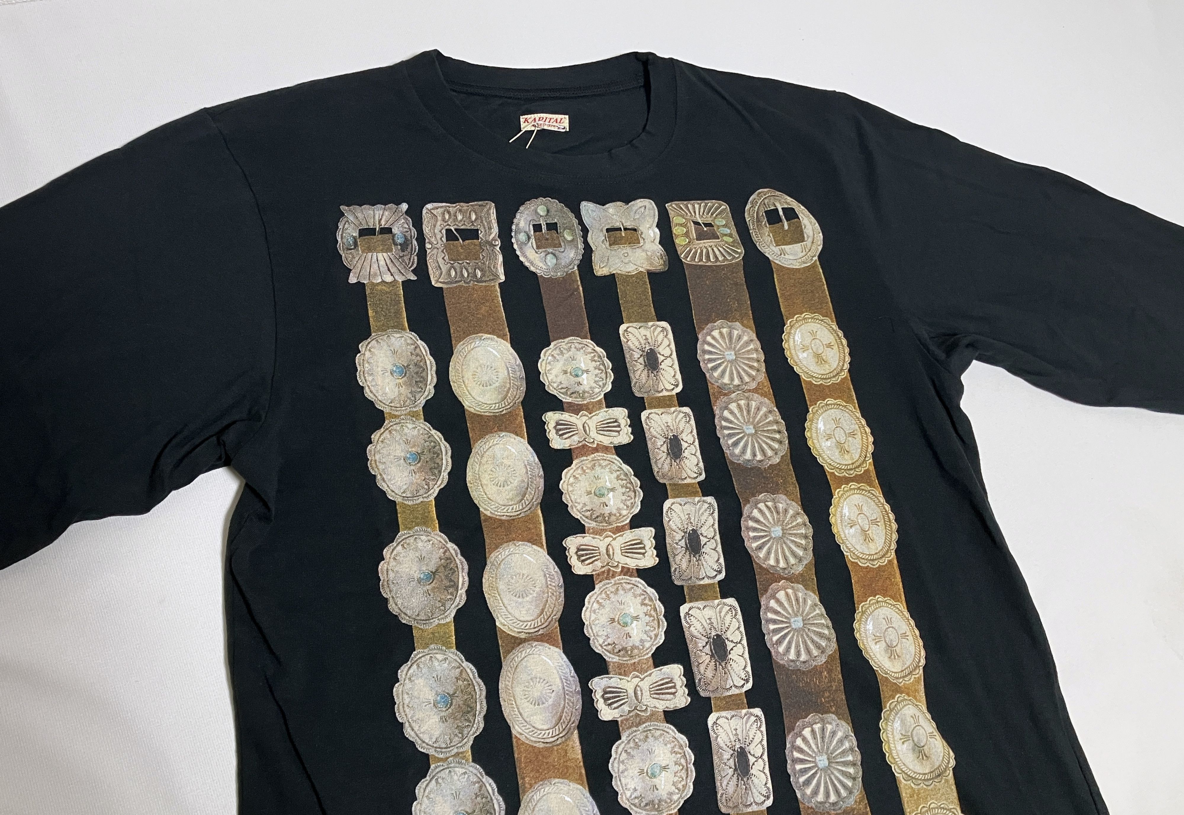 Kapital KAPITAL 20/- Jersey crew long sleeve Tee curtain concho pt L Size US L / EU 52-54 / 3 - 2 Thumbnail