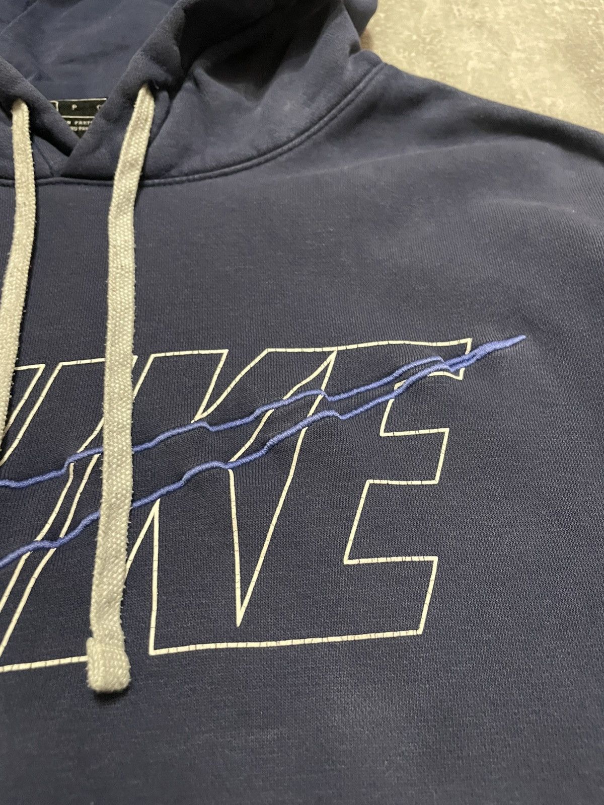 Nike × Vintage Vintage Nike Swoosh Logo Hoodie Pullover Y2K Size S Size US S / EU 44-46 / 1 - 9 Thumbnail