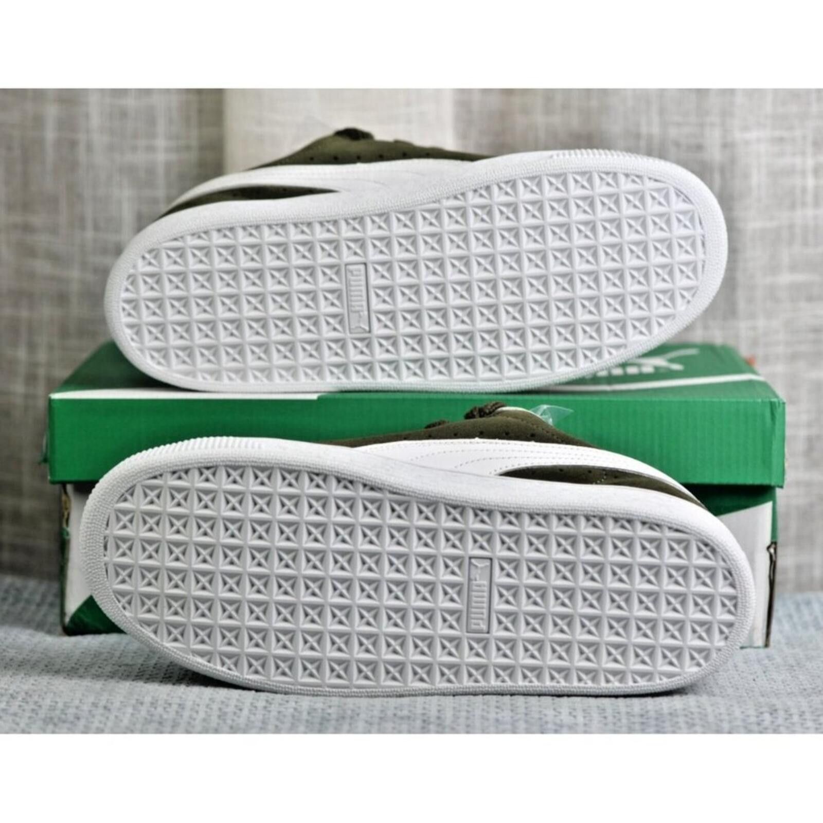Puma PUMA Suede XL | Dark Oliver/Puma White | 395205-13 Size US 9 / EU 42 - 9 Thumbnail