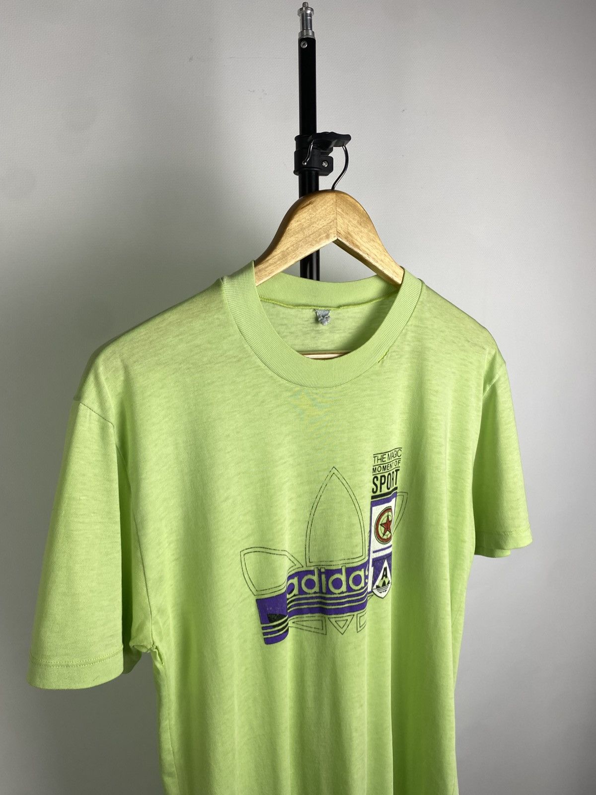 Adidas × Vintage Very ‼️Rare 70s Adidas T Shirt Made in West Germany Size US L / EU 52-54 / 3 - 2 Thumbnail