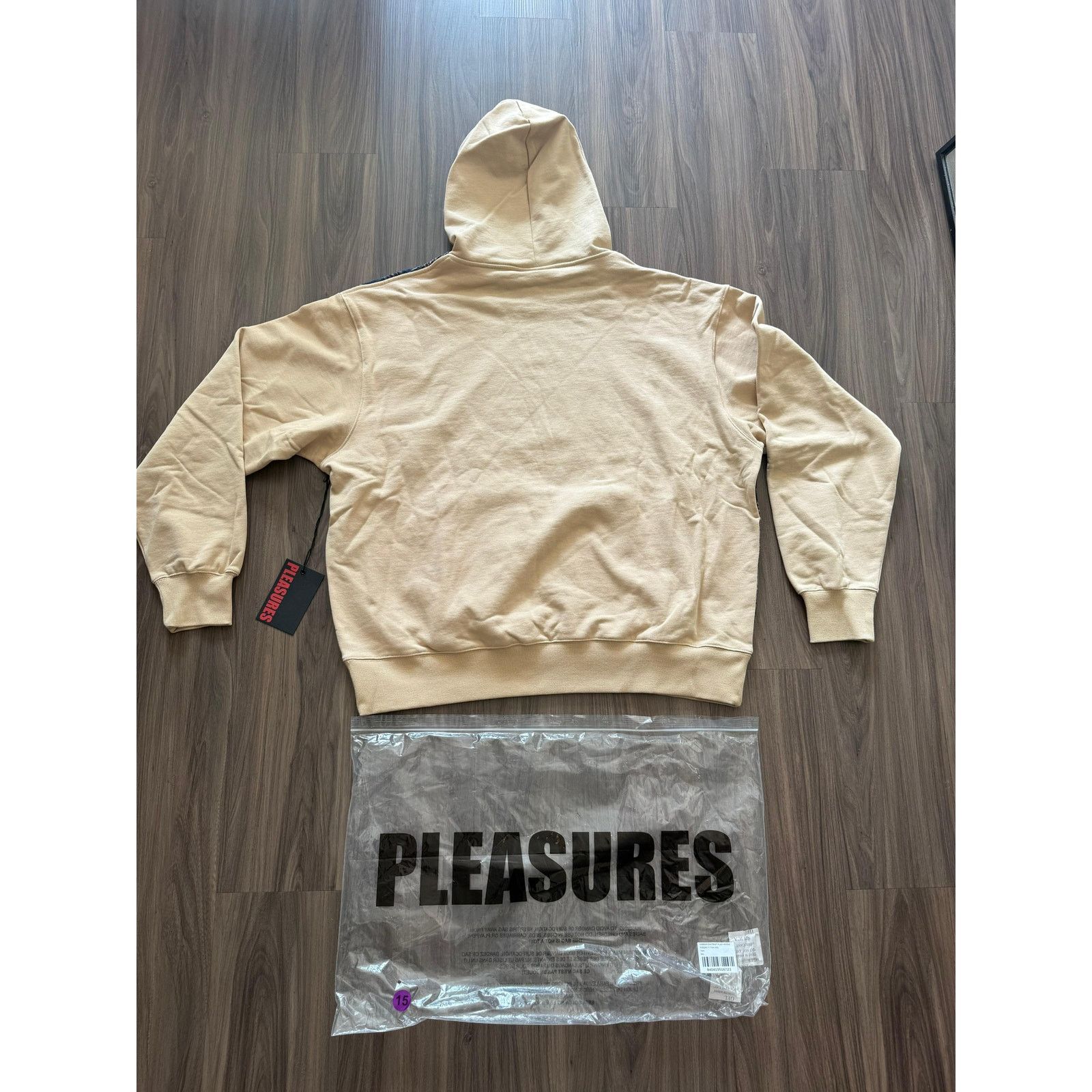 Pleasures Pleasures Career Contrast Plaid Hoodie 'Tan' Size US XXL / EU 58 / 5 - 2 Thumbnail