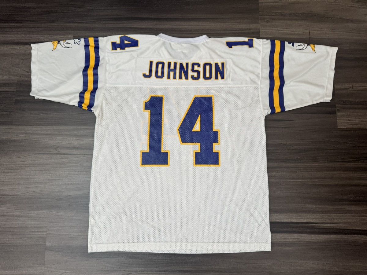Starter Vintage 90s Minnesota Vikings Brad Johnson #14 NFL Jersey Size US XL / EU 56 / 4 - 7 Thumbnail