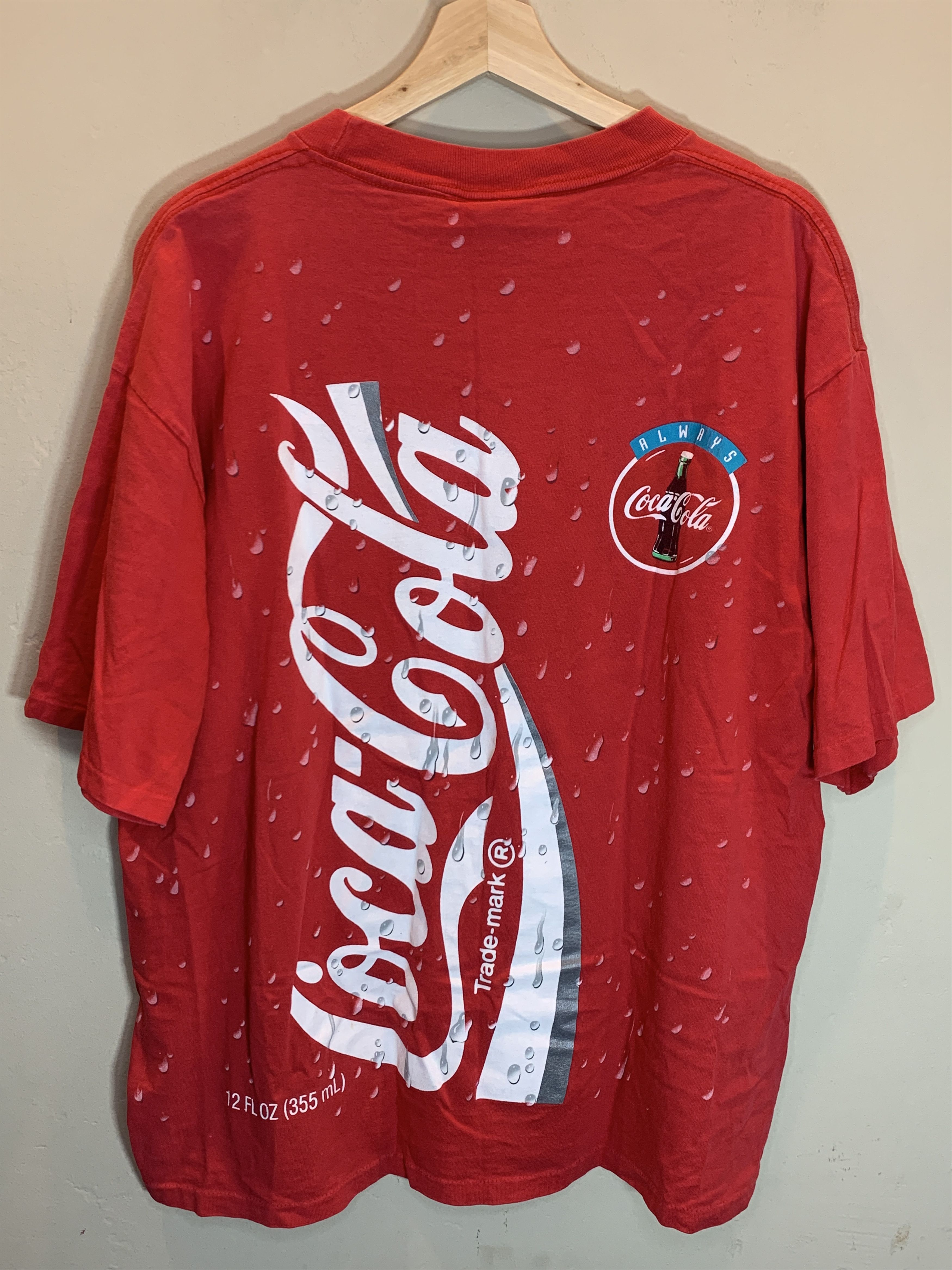 Coca Cola *RARE* Vintage 1994 Coca-Cola Coke Soda AOP T-Shirt Size US XL / EU 56 / 4 - 2 Thumbnail