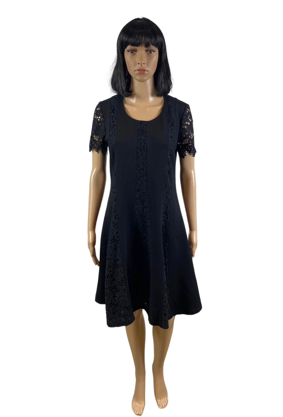 TWINSET Twin-Set Midi Dress With Lace Fabric Viscose size L Size L / US 10 / IT 46 - 2 Thumbnail