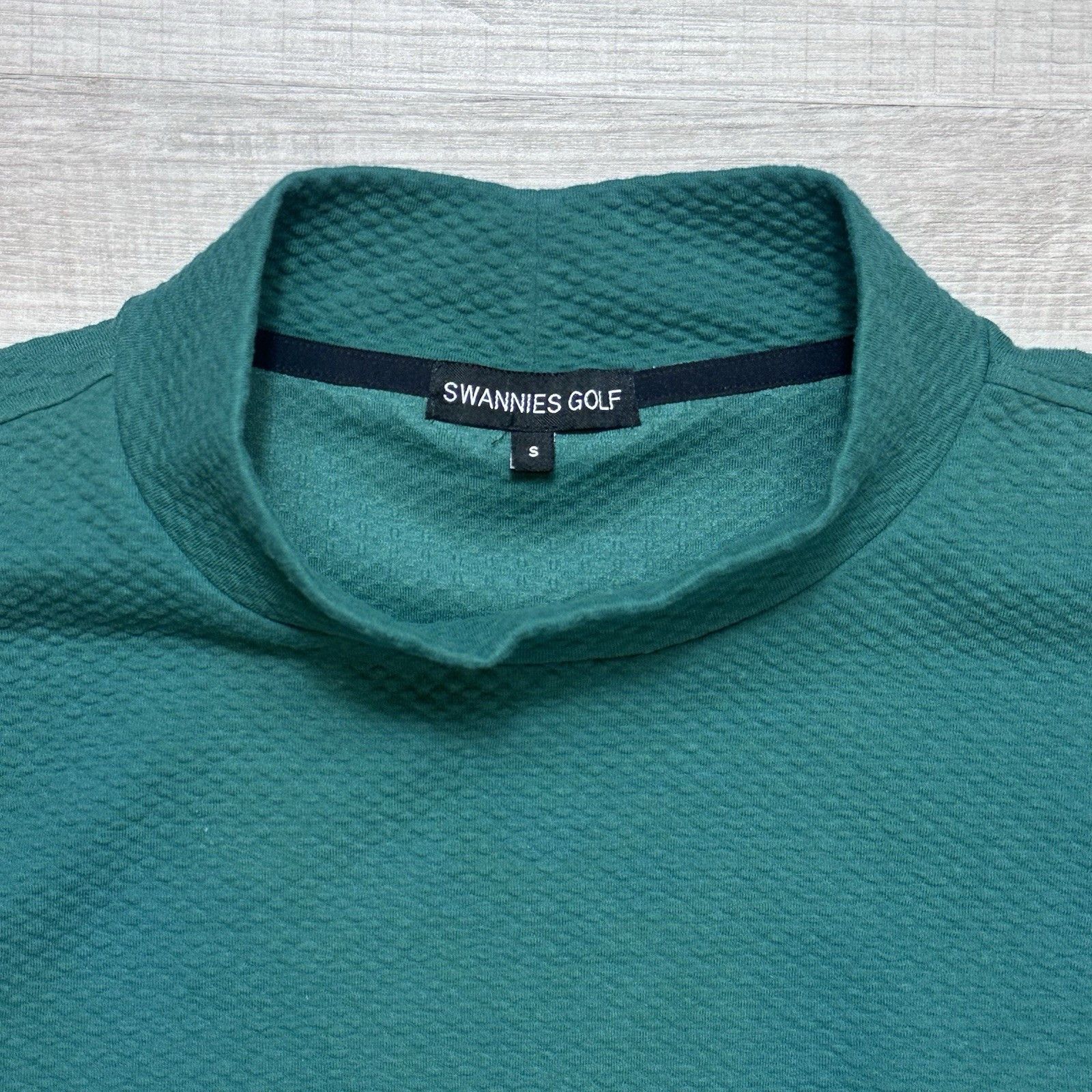 Other Women's Swannies Golf Paige Mock Neck Waffle Knit Pullover Size S / US 4 / IT 40 - 7 Thumbnail