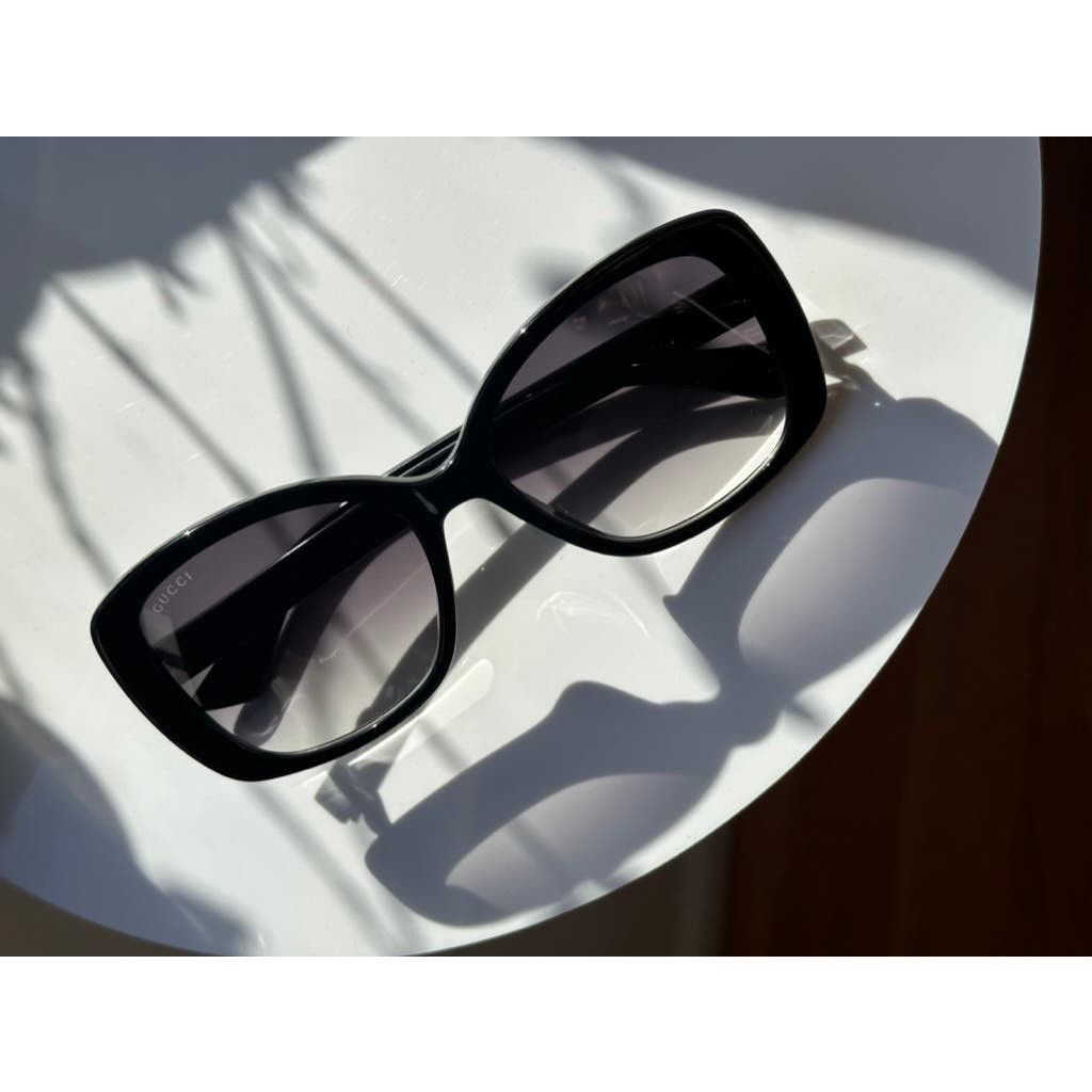 NEW online Gucci GG0762S Black Butterfly Marmont Sunglasses