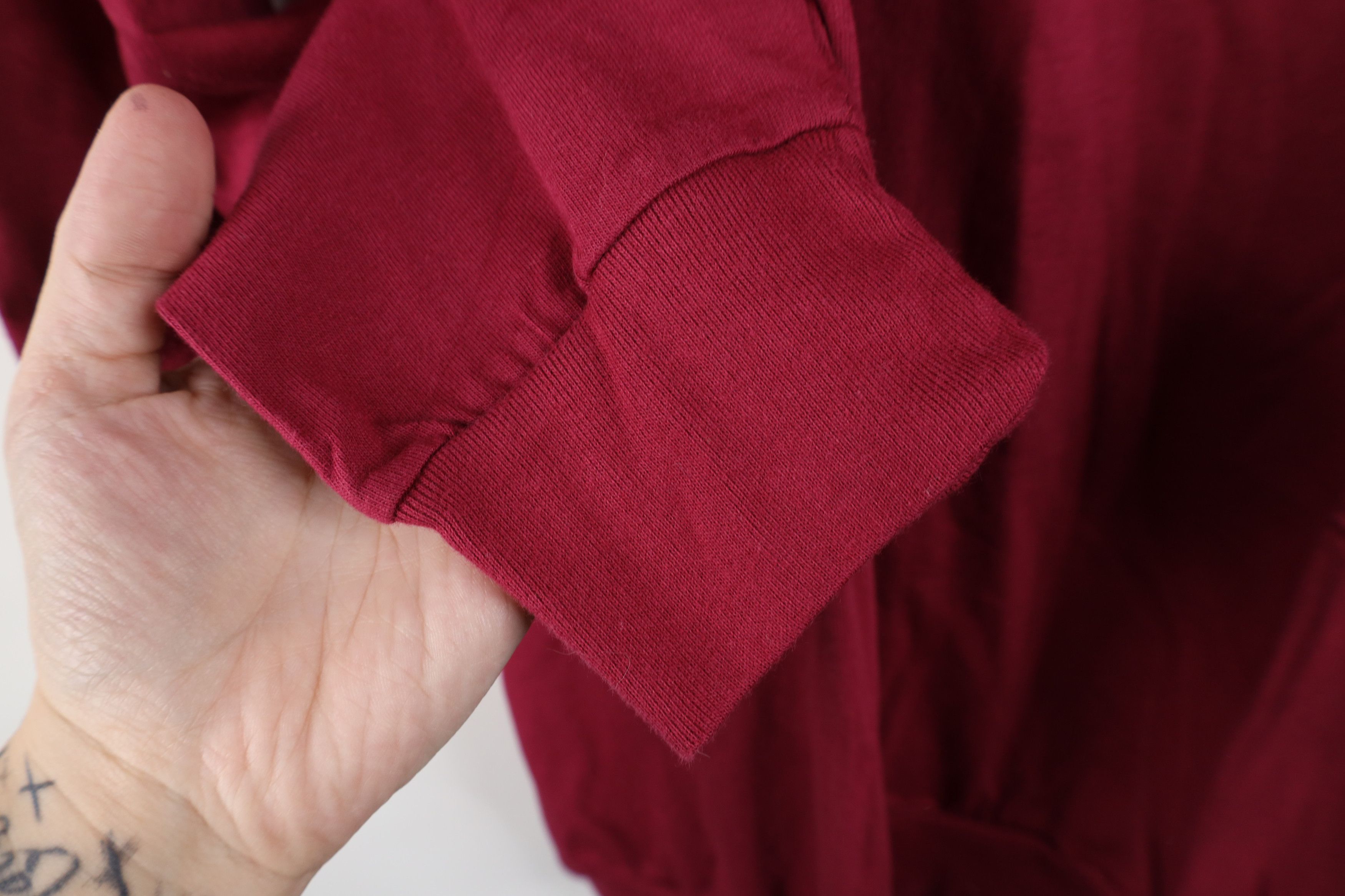 Vintage Deadstock Vintage 90s Streetwear Long Sleeve Polo Red Size US XL / EU 56 / 4 - 5 Thumbnail