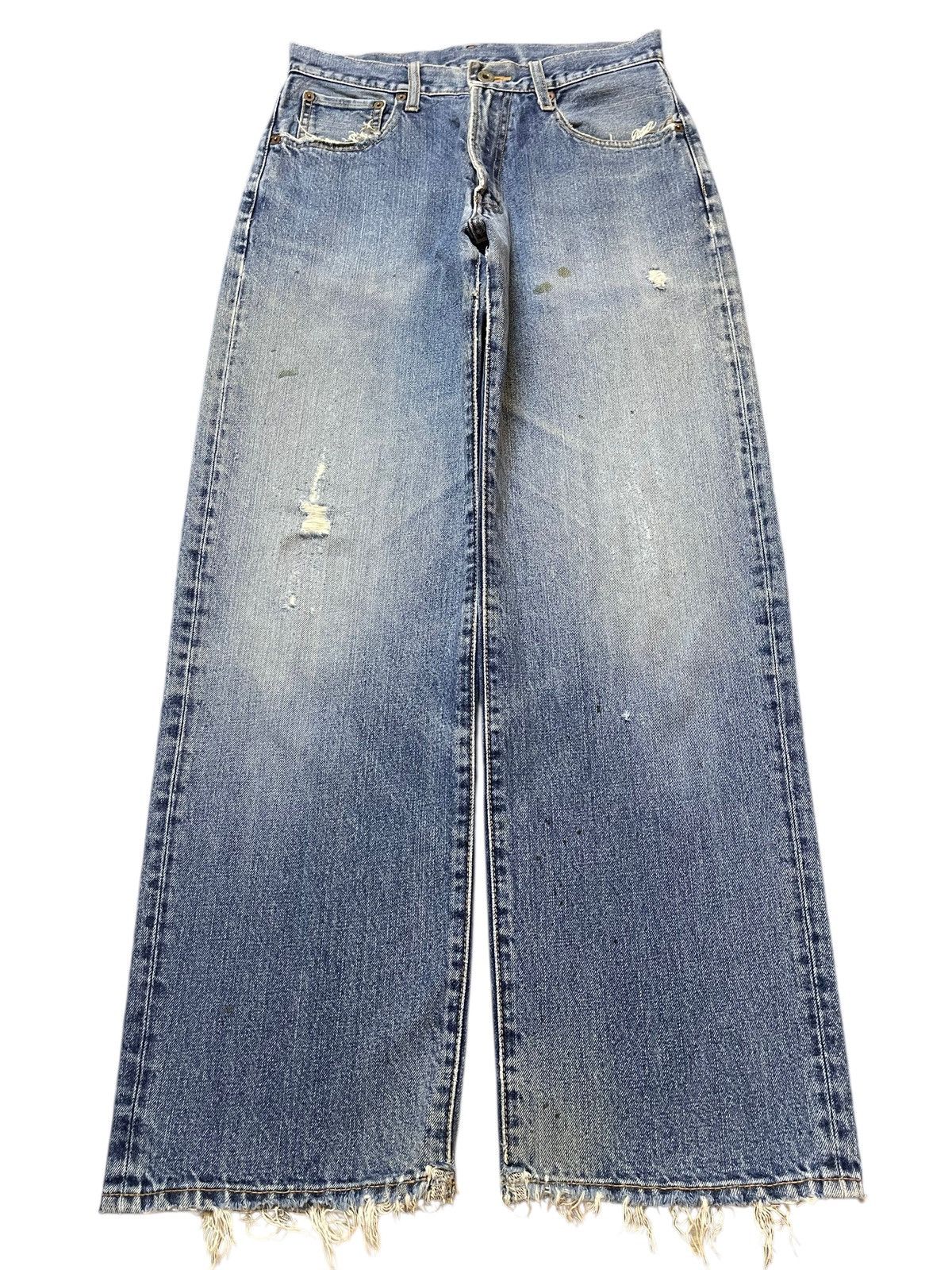 JNCO Vintage Japanese Brand Blue Faded Wash Distress Baggy Jeans Size US 28 / EU 44 - 1 Thumbnail