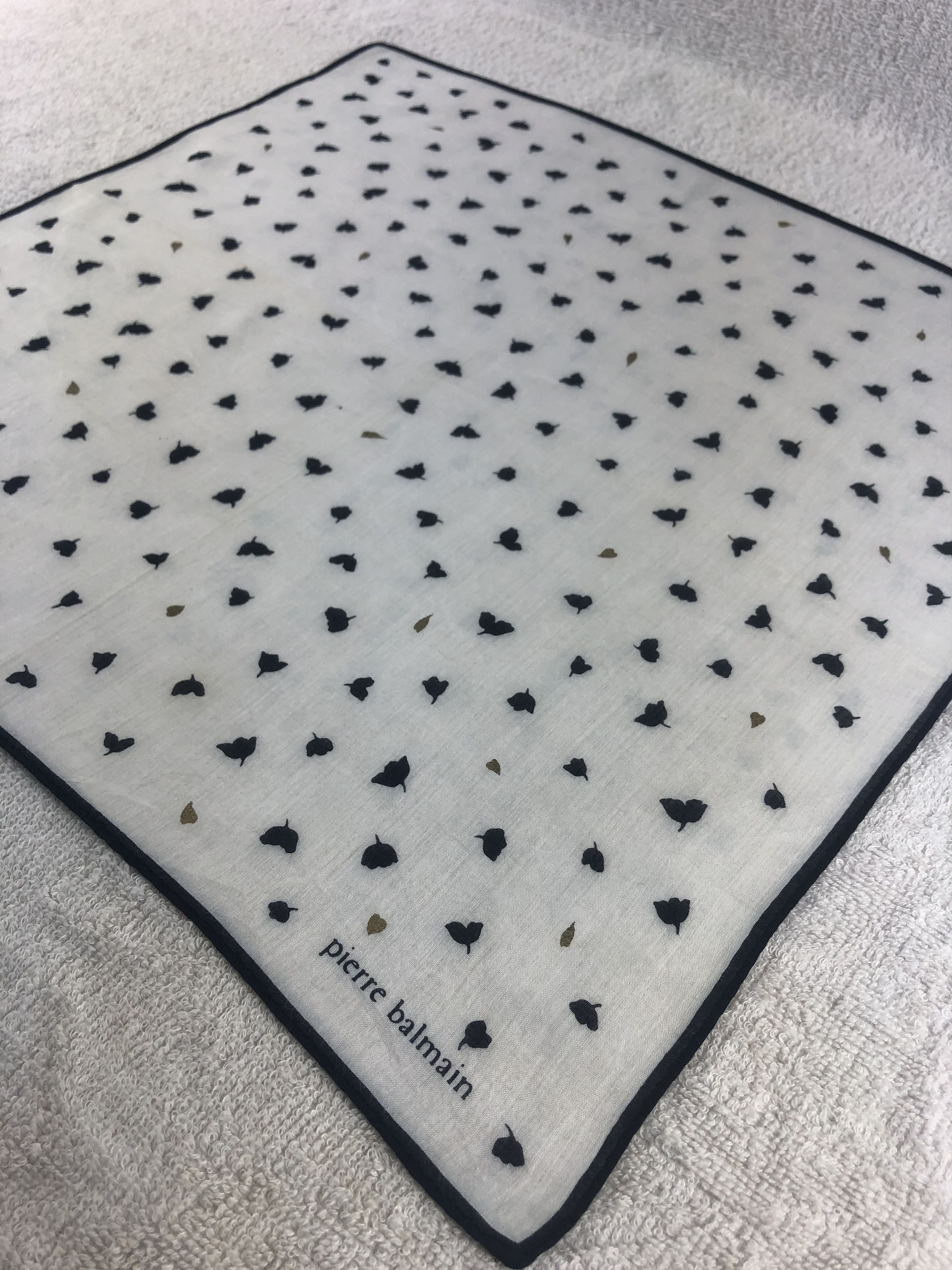 Pierre Balmain × Vintage Pierre Balmain Handkerchief / Bandana / Neckerchief Size ONE SIZE - 4 Thumbnail